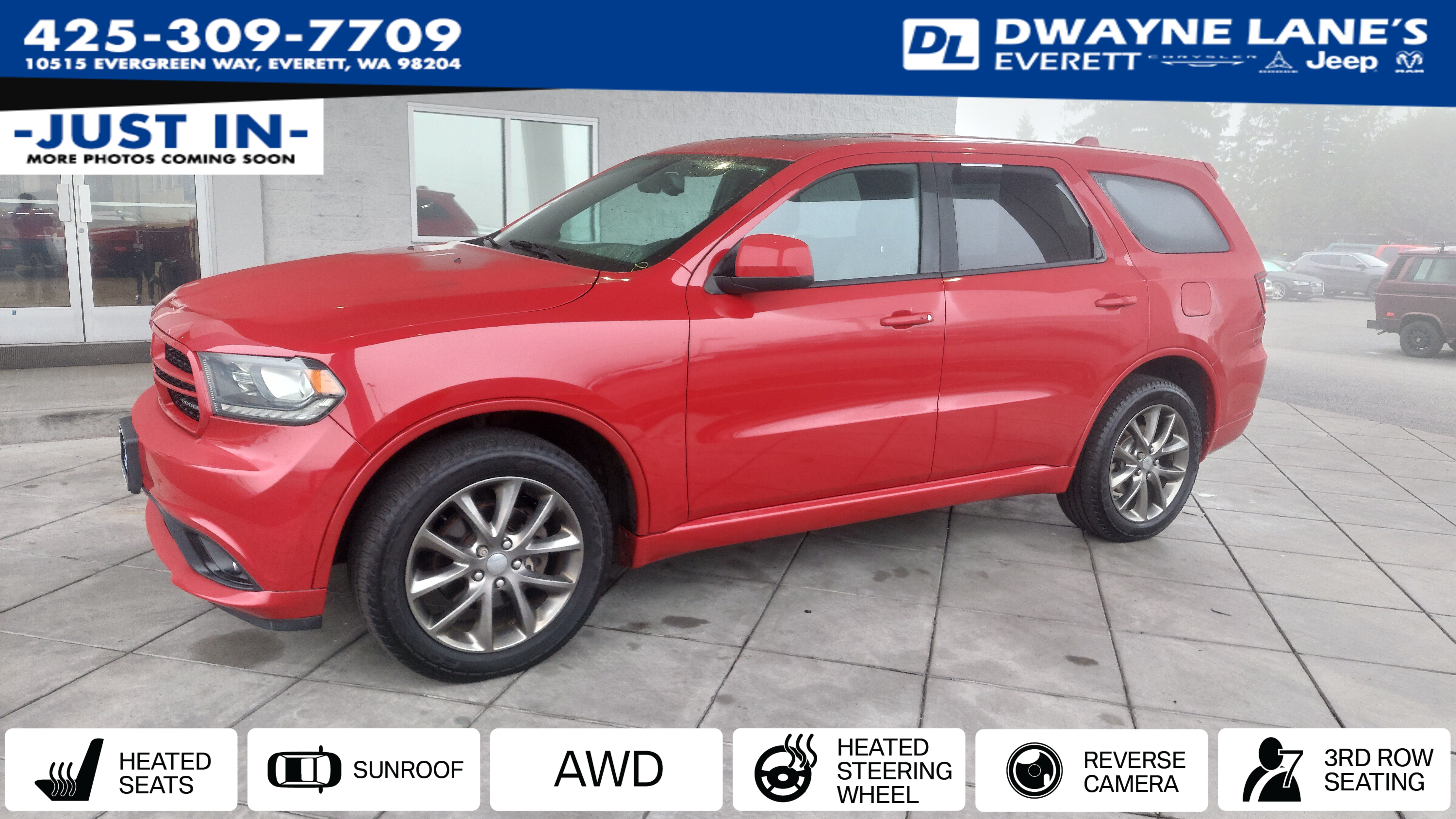  2015 Dodge Durango SXT AWD   