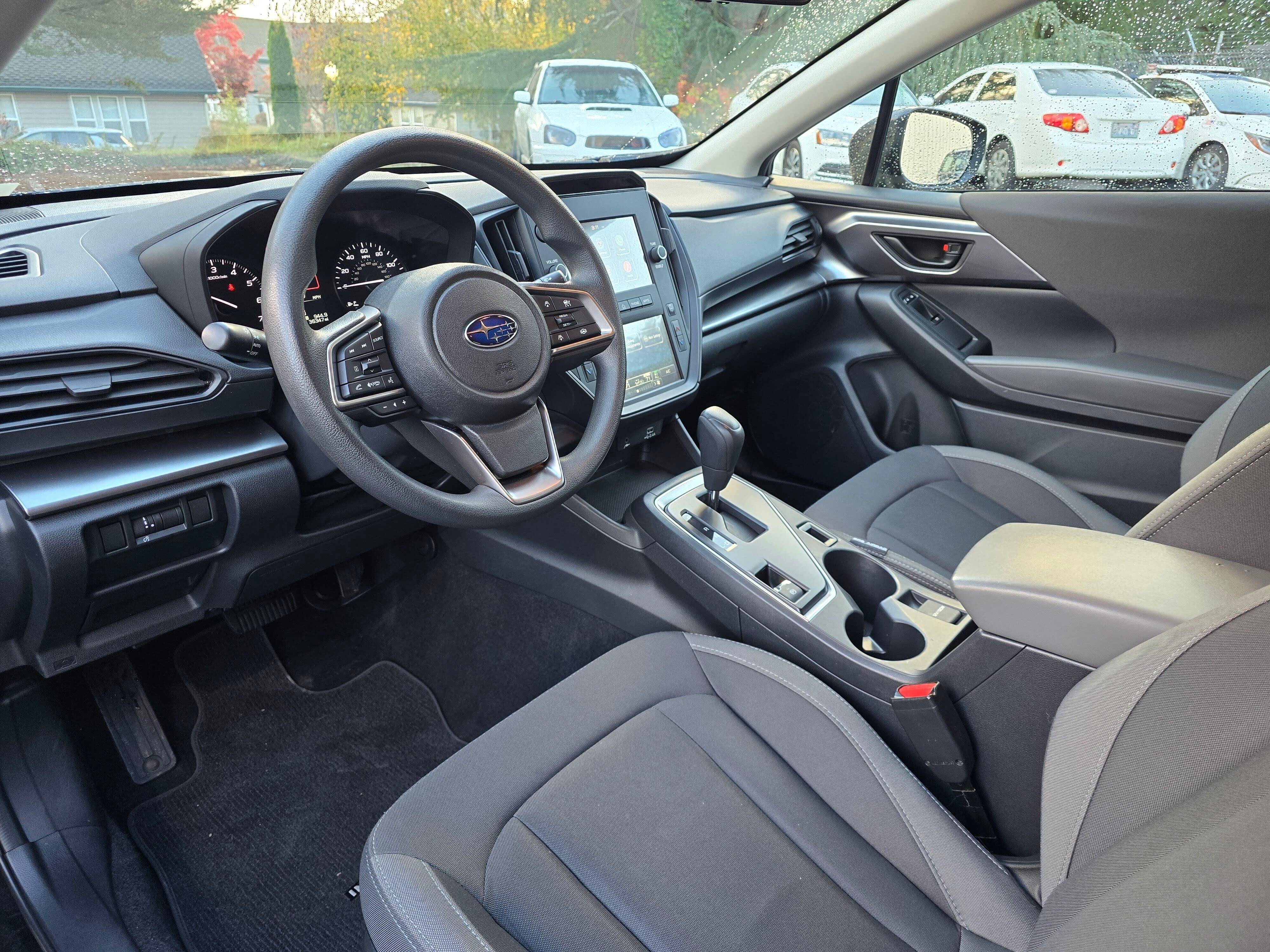 Used 2024 Crystal Black Silica Subaru Base image 11