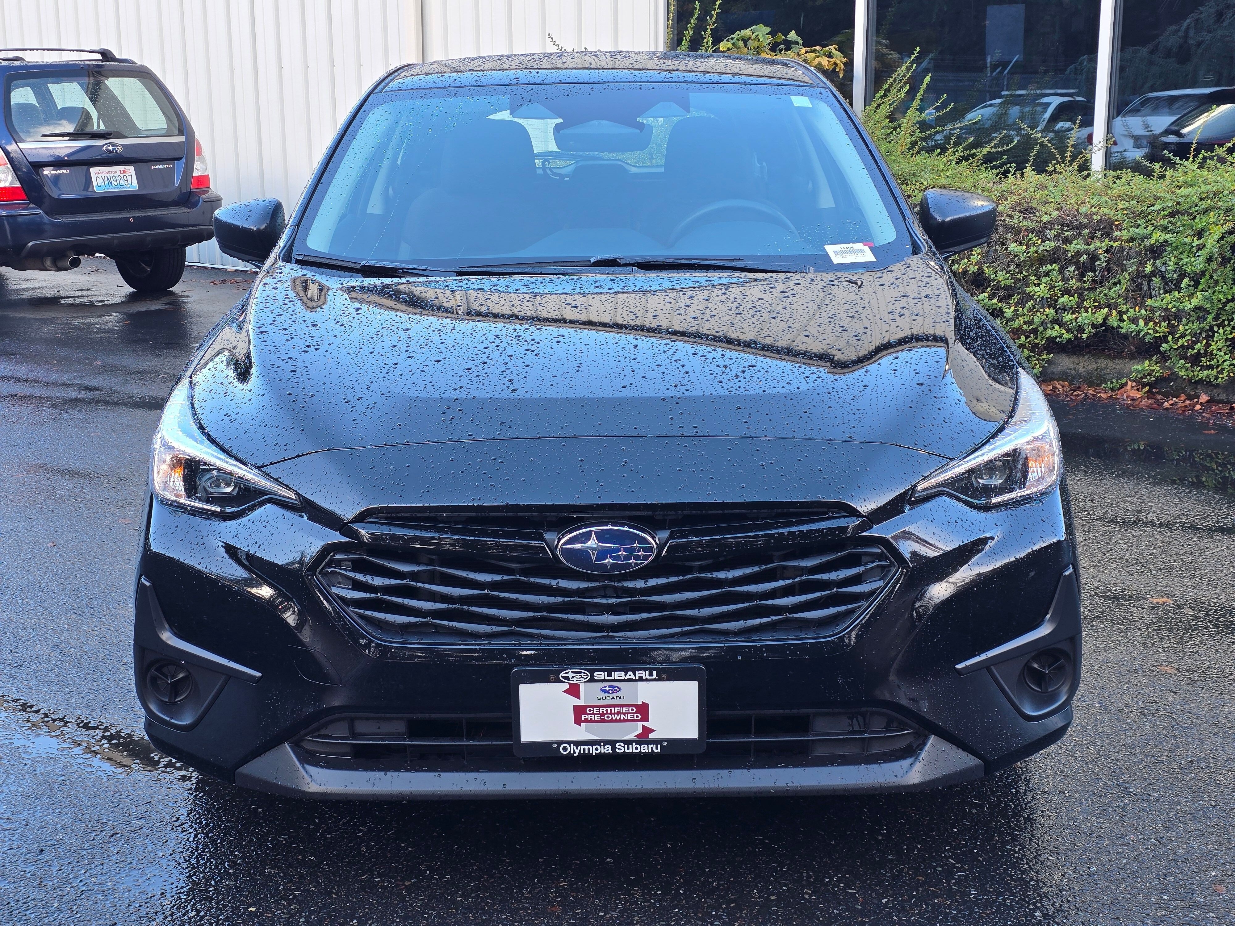 Used 2024 Crystal Black Silica Subaru Base image 2