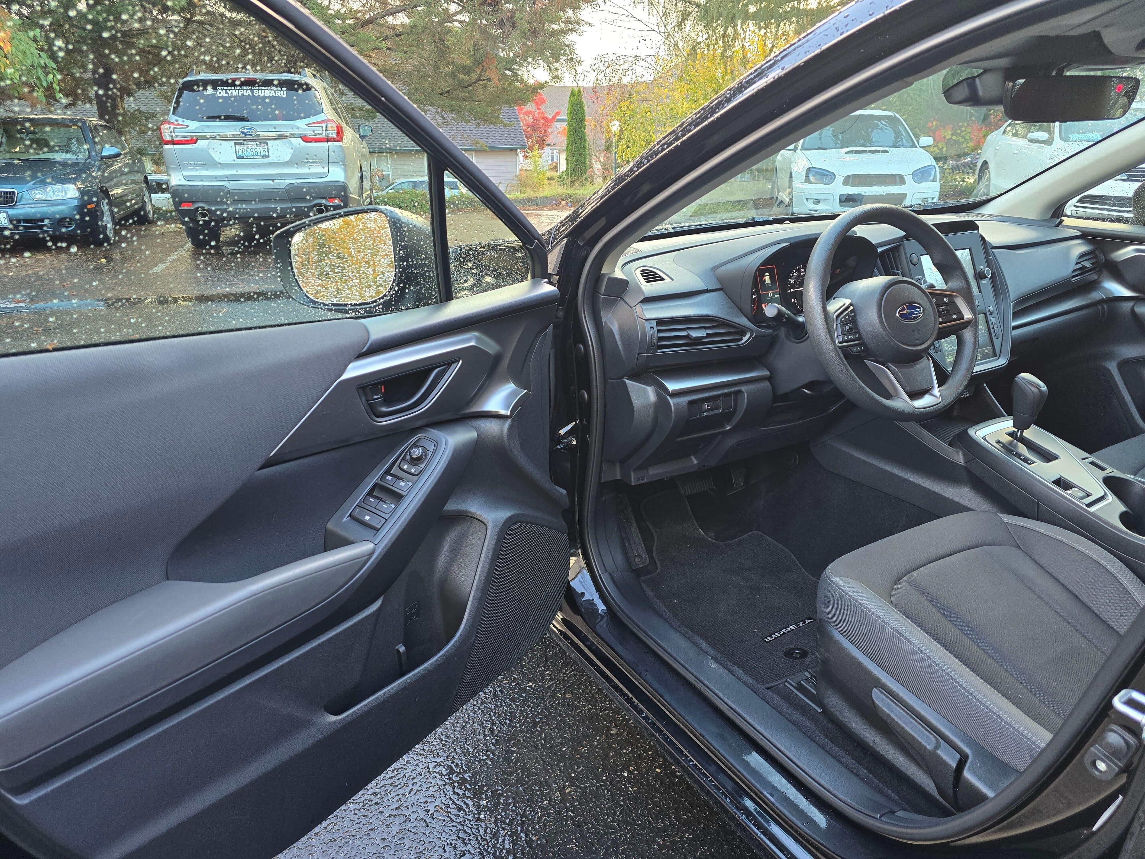 Used 2024 Crystal Black Silica Subaru Base image 7