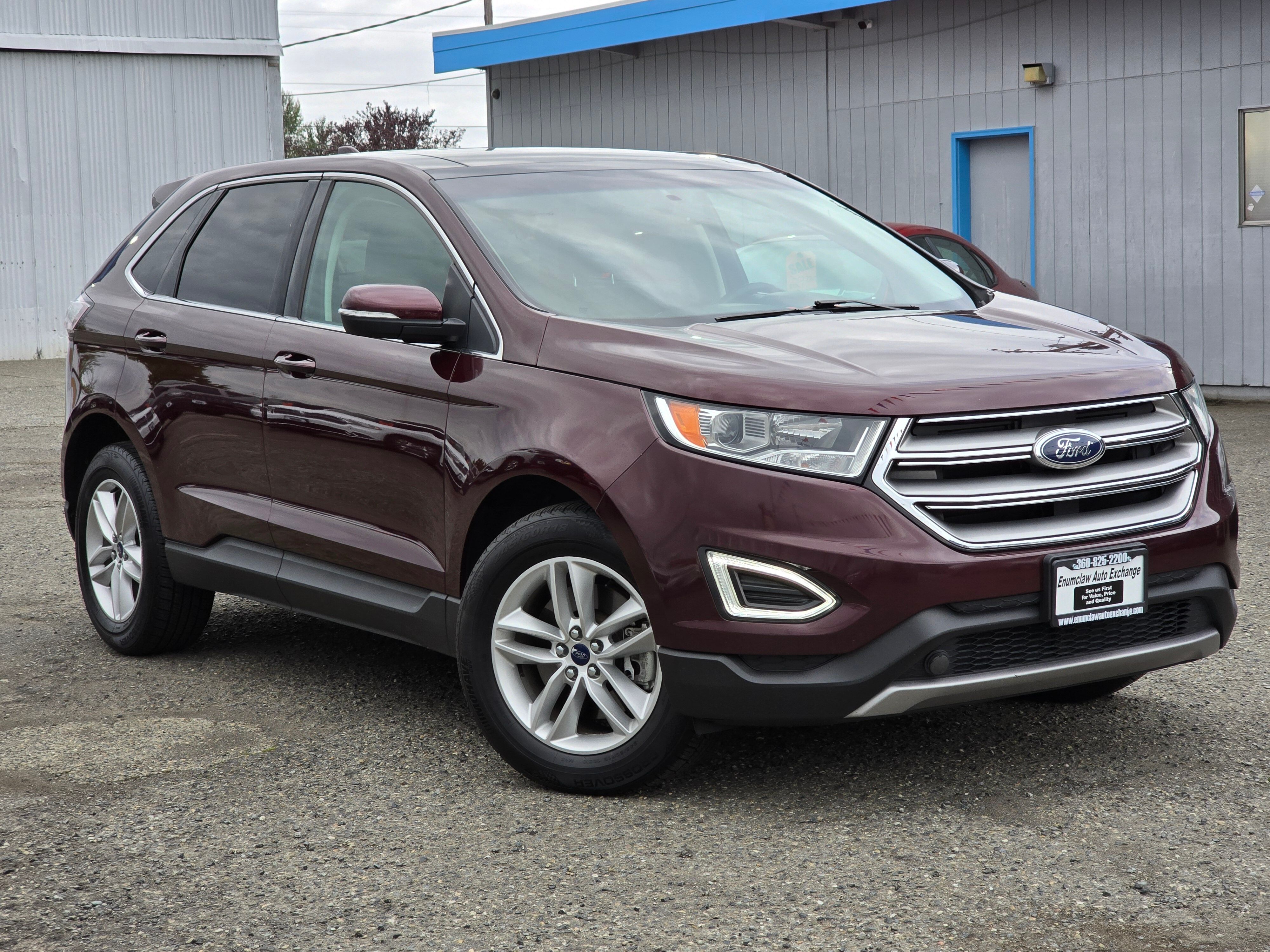 Red (Burgundy Velvet Metallic Tinted Clearcoat) 2017 Ford Edge SUV / Crossover All-Wheel Drive 6-Speed Automatic