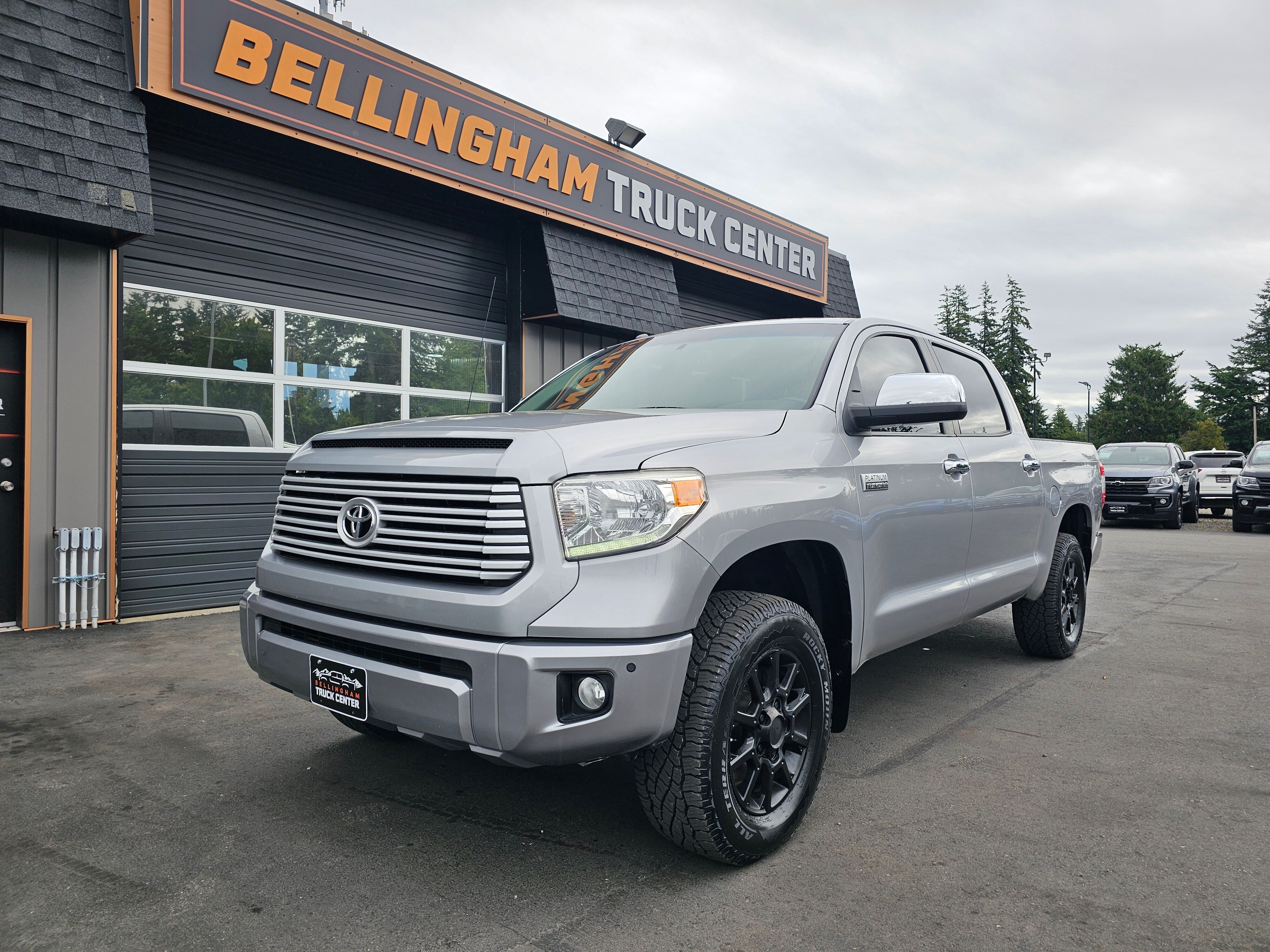Silver Sky Metallic 2017 Toyota Tundra Pickup Truck Four-Wheel Drive 6-Speed Automatic