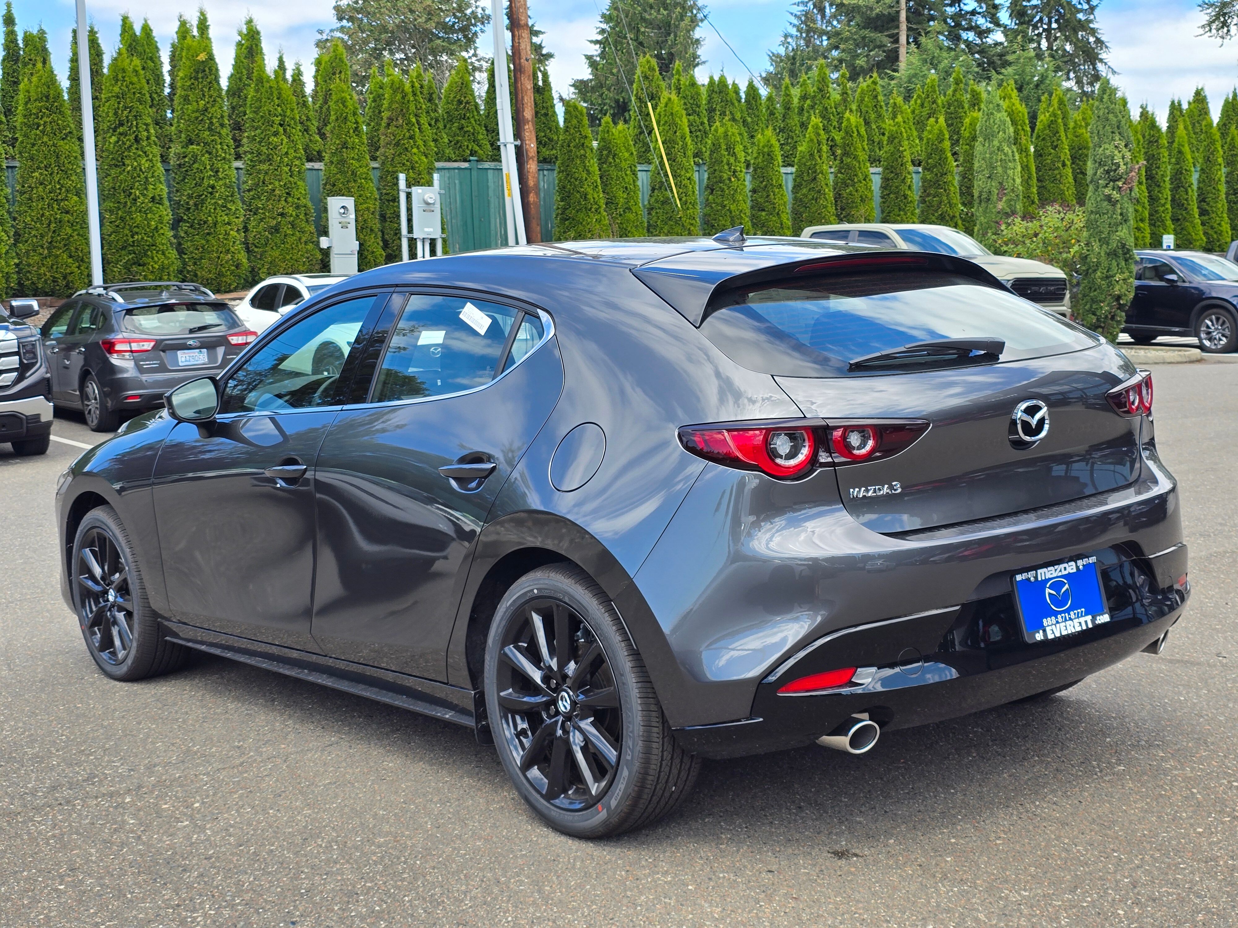 Machine Gray Metallic 2026 Mazda MAZDA3 Hatchback Front-Wheel Drive 6-Speed Manual