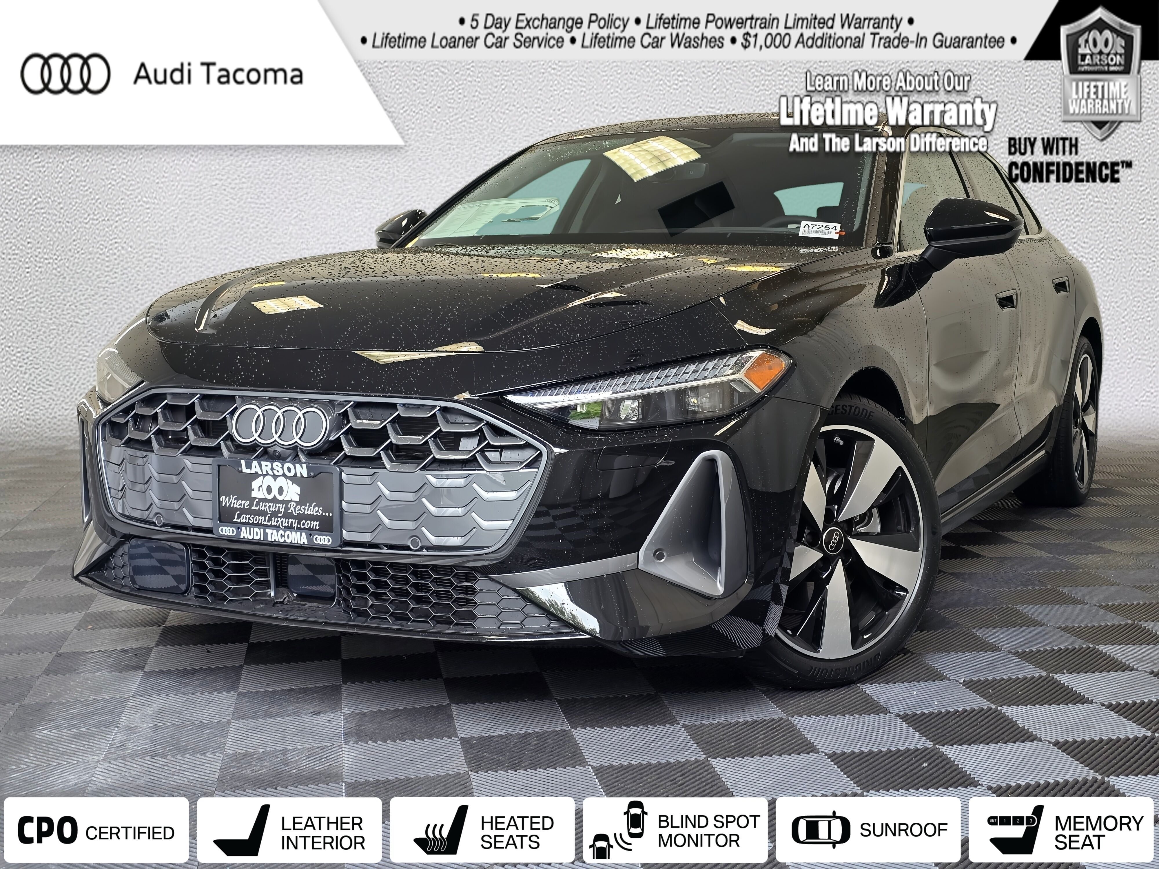 Black Metallic 2025 Audi A5 quattro Premium Plus Sedan Sedan All-Wheel Drive 7-Speed Automatic