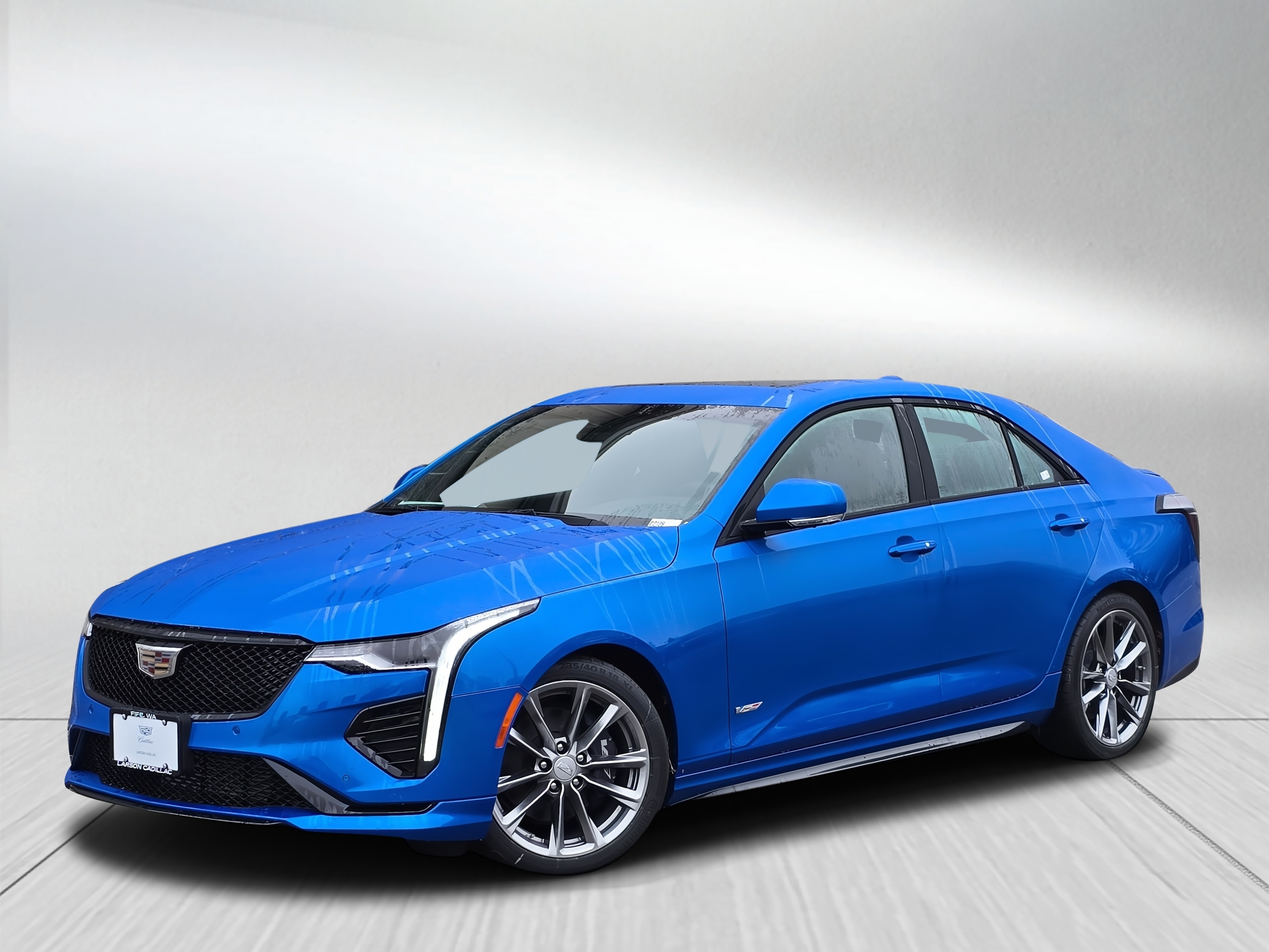 Coastal Blue Metallic 2026 Cadillac CT4 V-Series RWD Sedan Rear-Wheel Drive Automatic