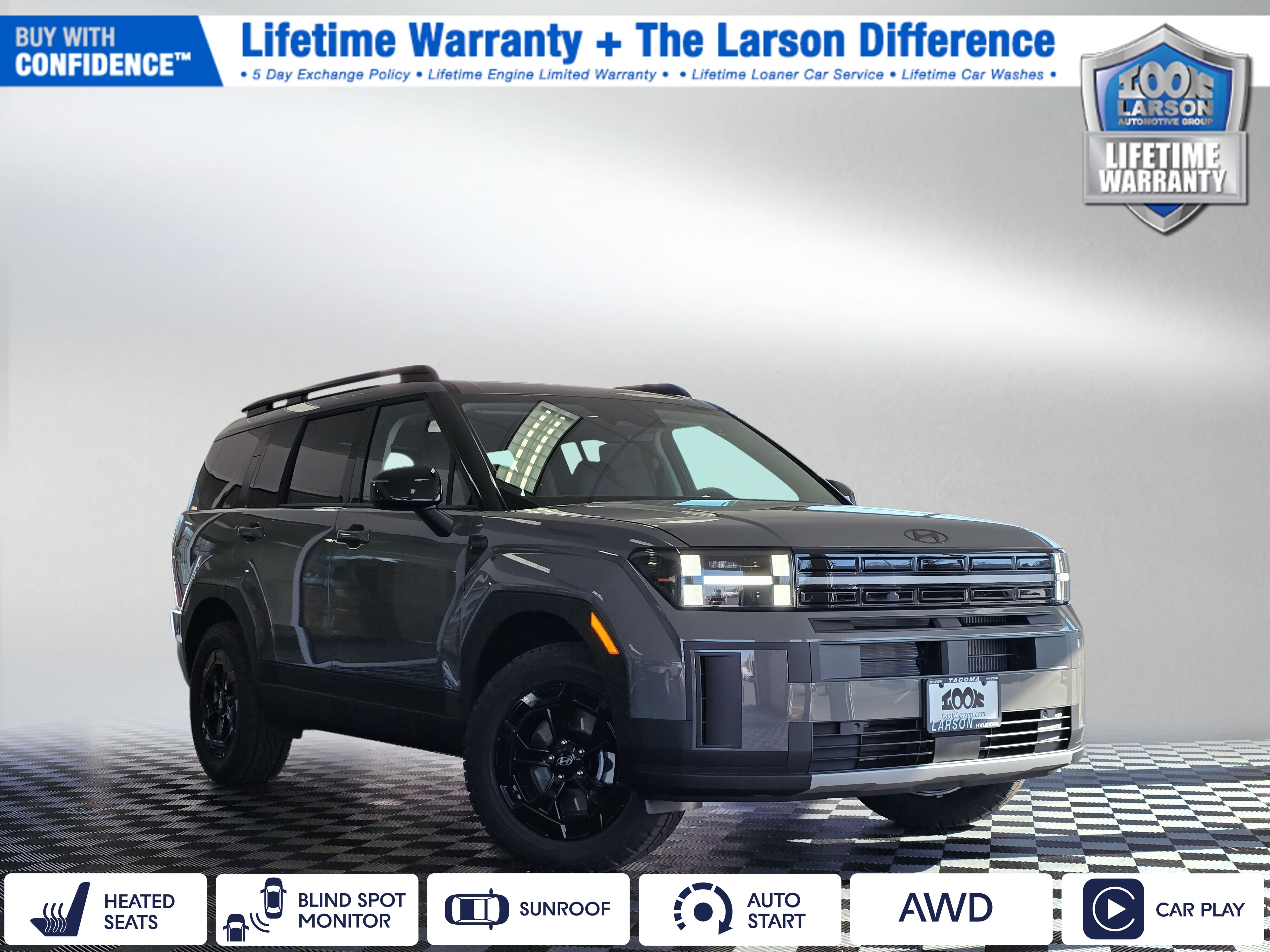 Hampton Gray 2026 Hyundai Santa Fe XRT AWD SUV / Crossover All-Wheel Drive 8-Speed Automatic