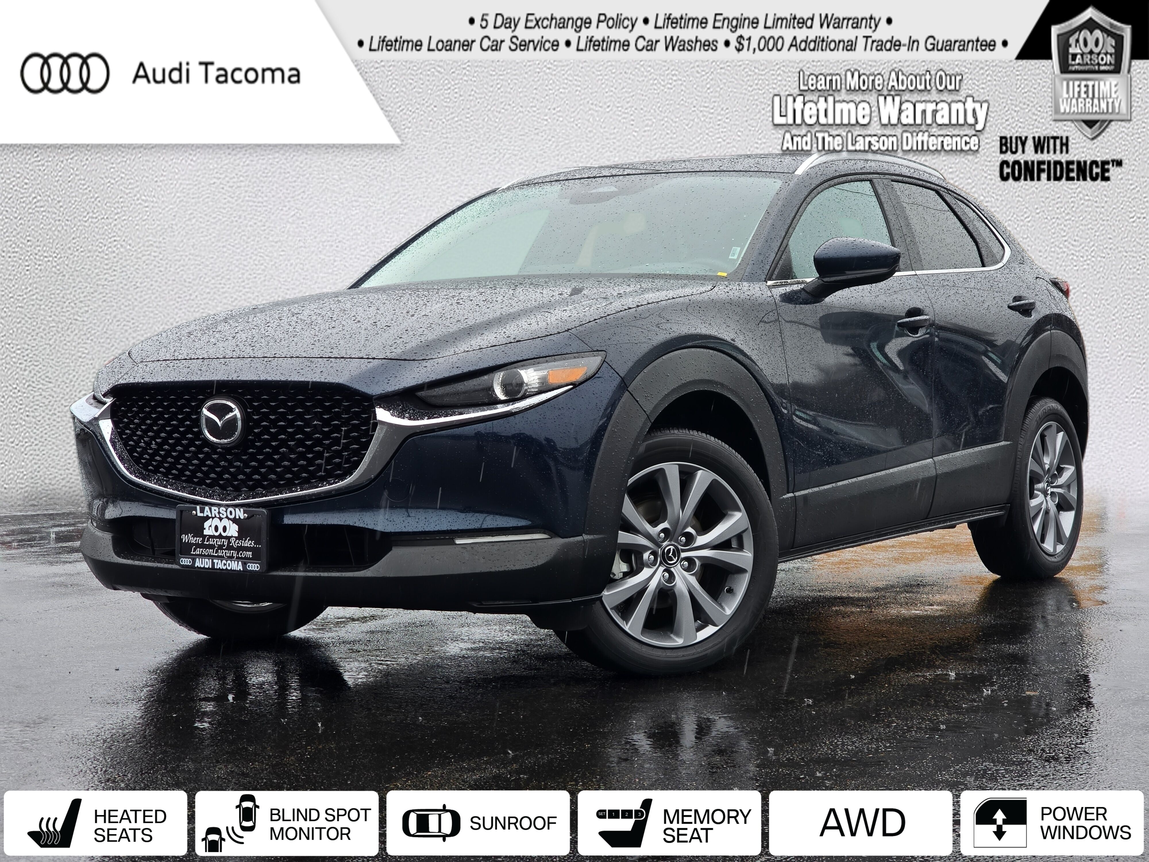 Deep Crystal Blue Mica 2025 Mazda CX-30 2.5 S Preferred AWD SUV / Crossover All-Wheel Drive 6-Speed Automatic