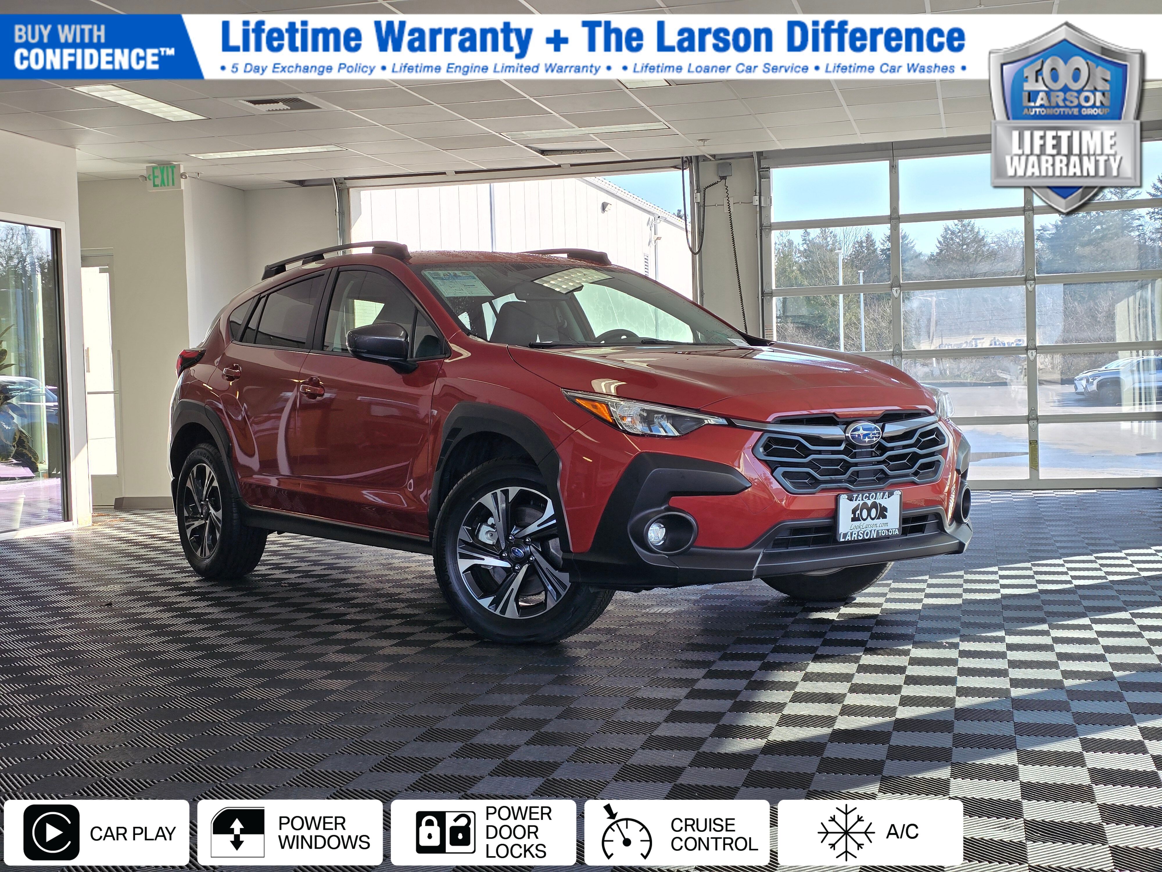 Sun Blaze Pearl 2024 Subaru Crosstrek Premium AWD SUV / Crossover All-Wheel Drive Continuously Variable Transmission