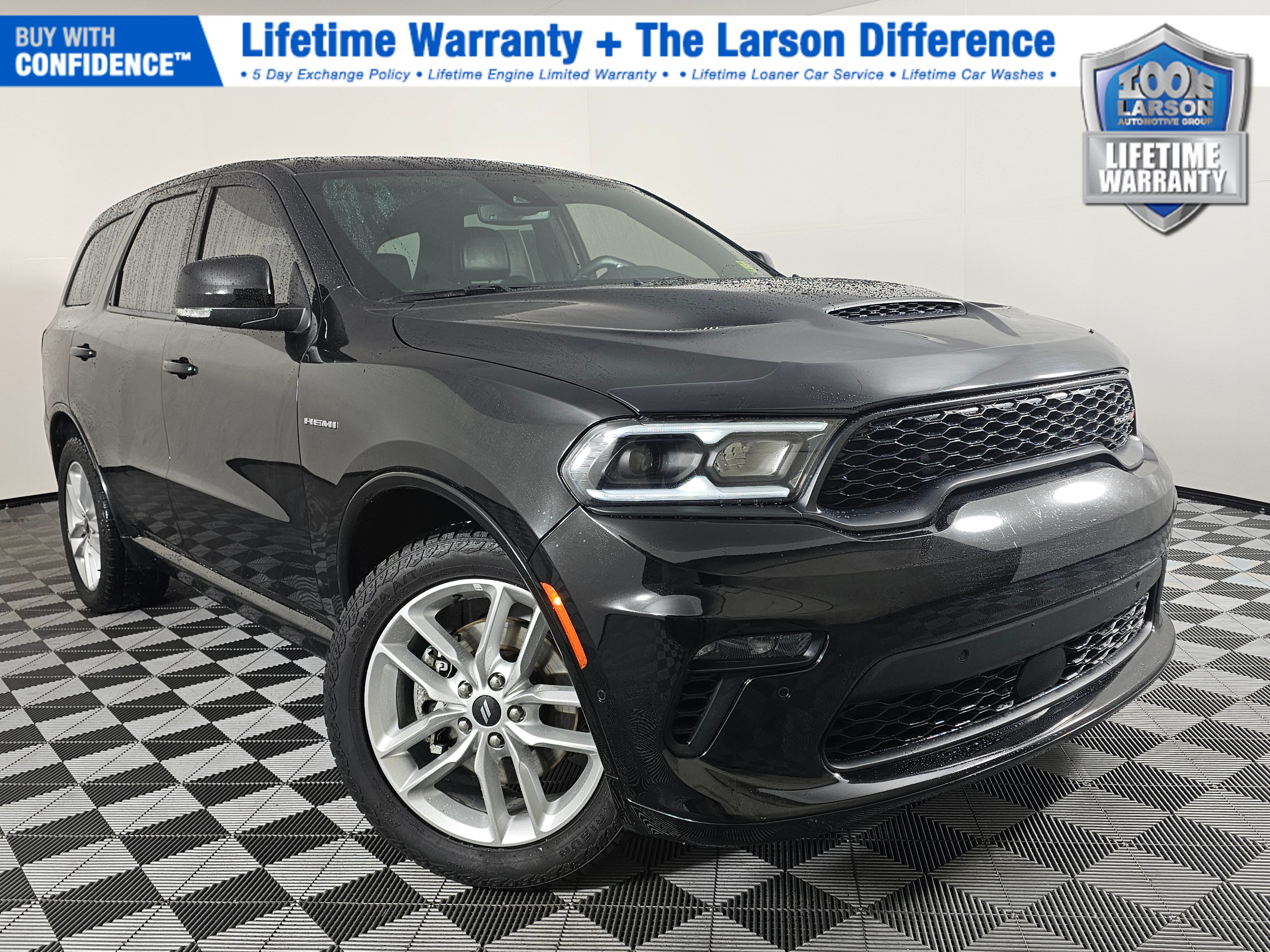 DB Black Crystal Clearcoat 2022 Dodge Durango R/T Plus AWD SUV / Crossover All-Wheel Drive 8-Speed Automatic