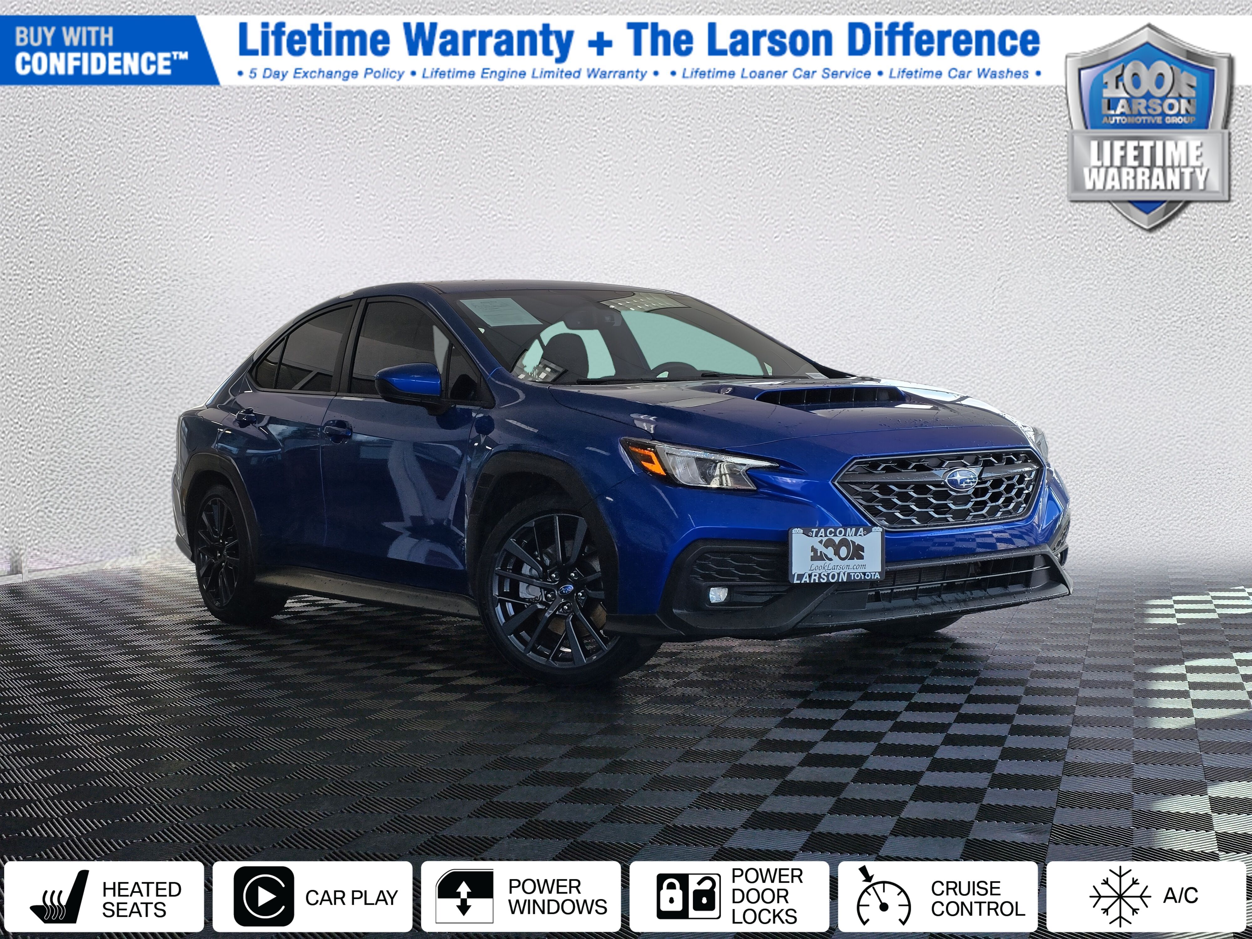 WR Blue Pearl 2022 Subaru WRX Premium AWD Sedan All-Wheel Drive 6-Speed Manual