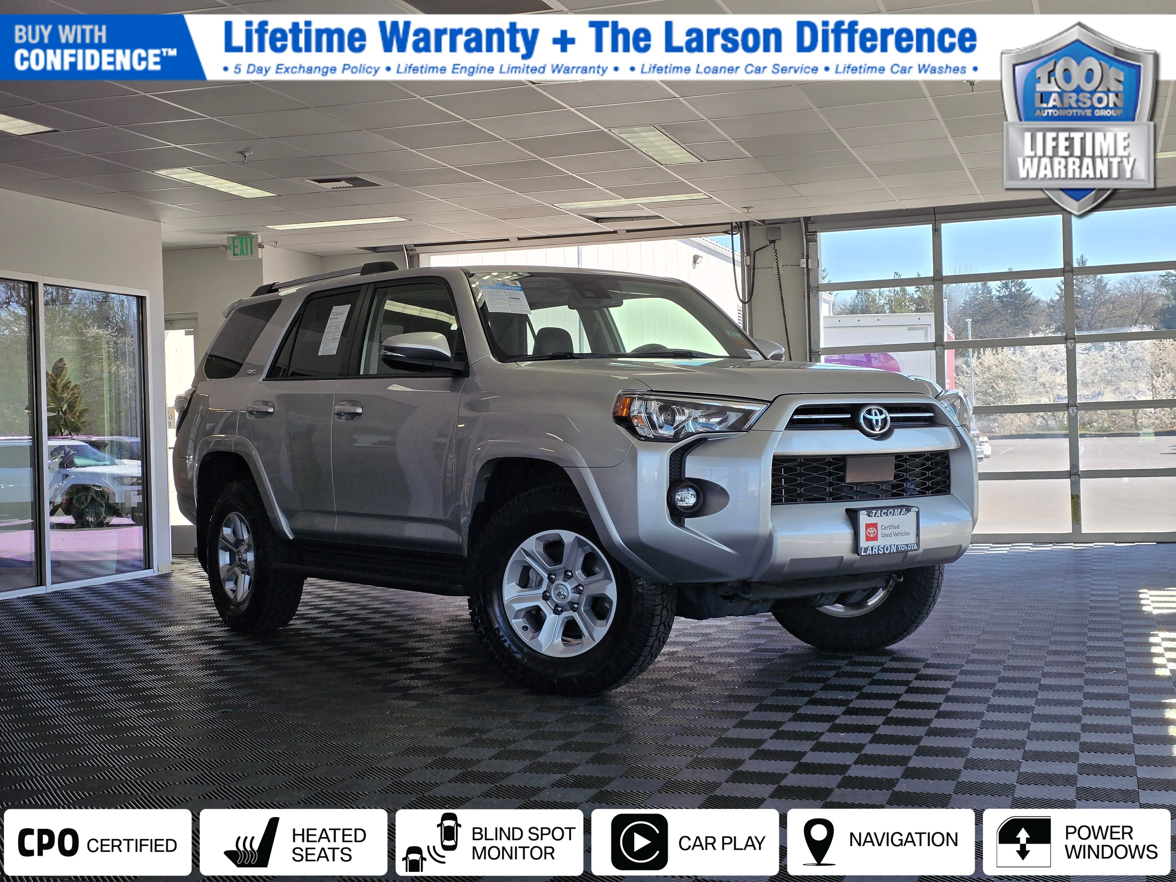 Classic Silver Metallic 2023 Toyota 4Runner SR5 Premium 4WD SUV / Crossover Four-Wheel Drive 5-Speed Automatic