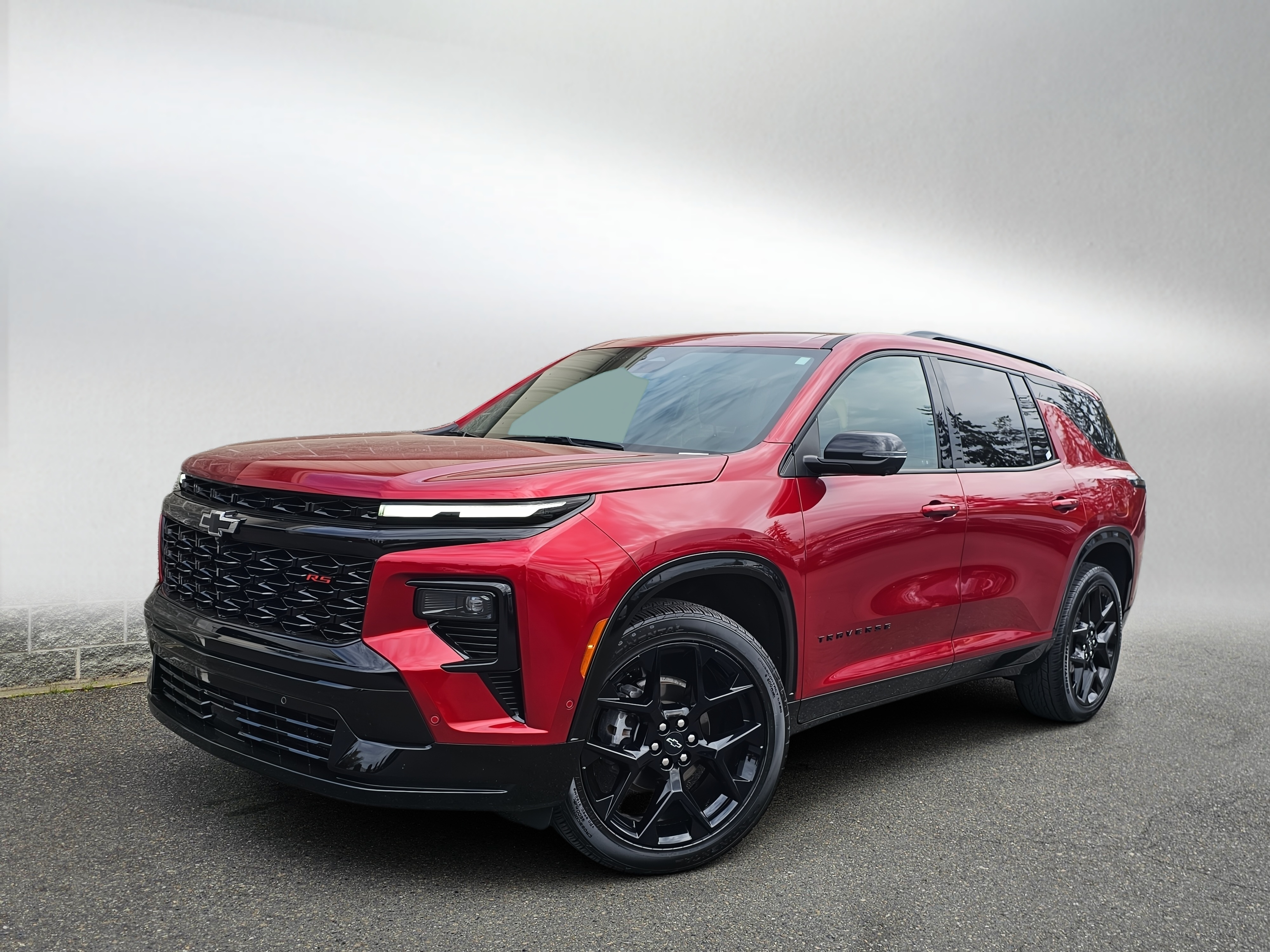 Radiant Red Tintcoat 2024 Chevrolet Traverse RS AWD SUV / Crossover Four-Wheel Drive 8-Speed Automatic