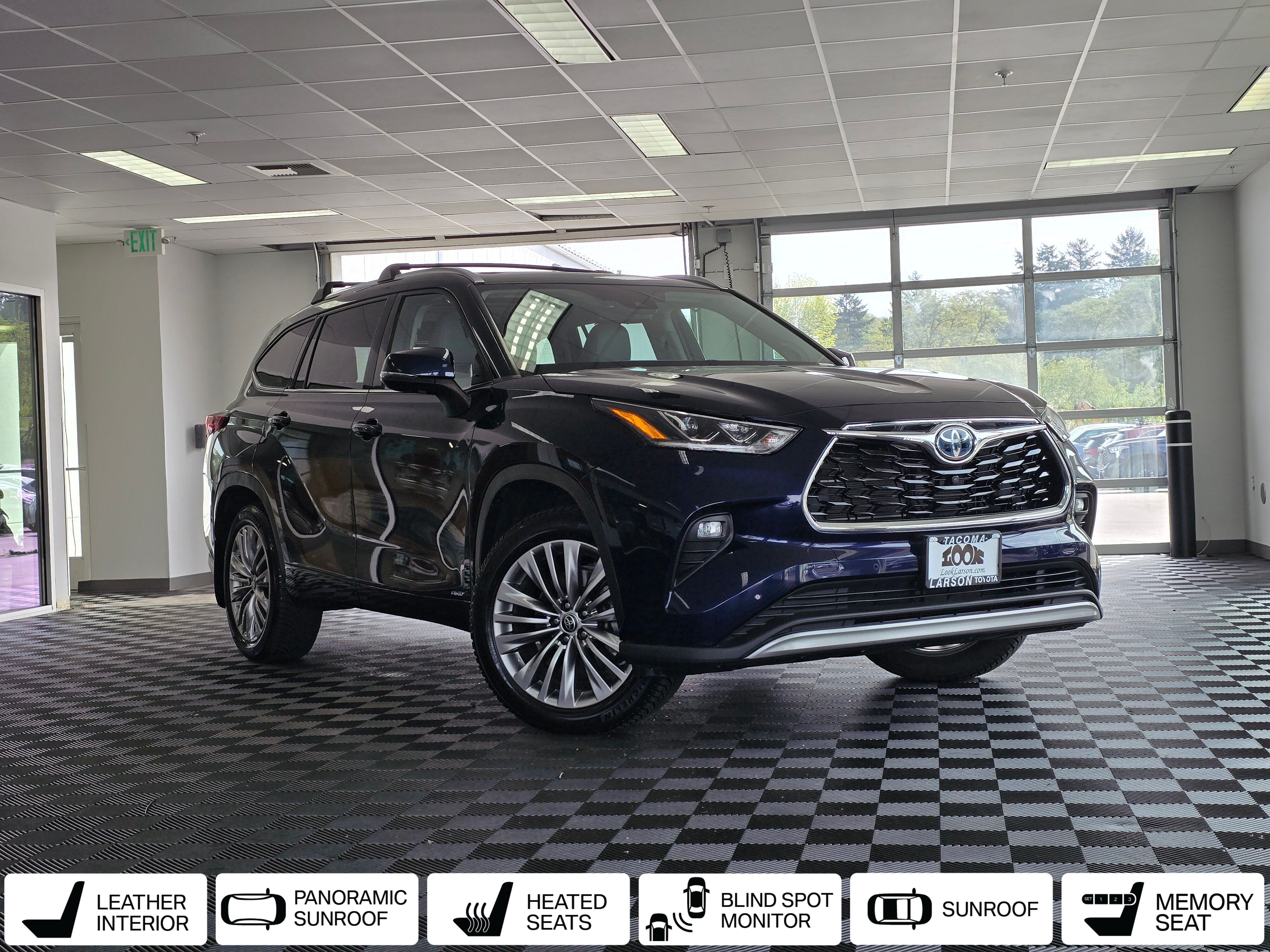 Blueprint 2022 Toyota Highlander Hybrid Platinum AWD SUV / Crossover All-Wheel Drive Continuously Variable Transmission