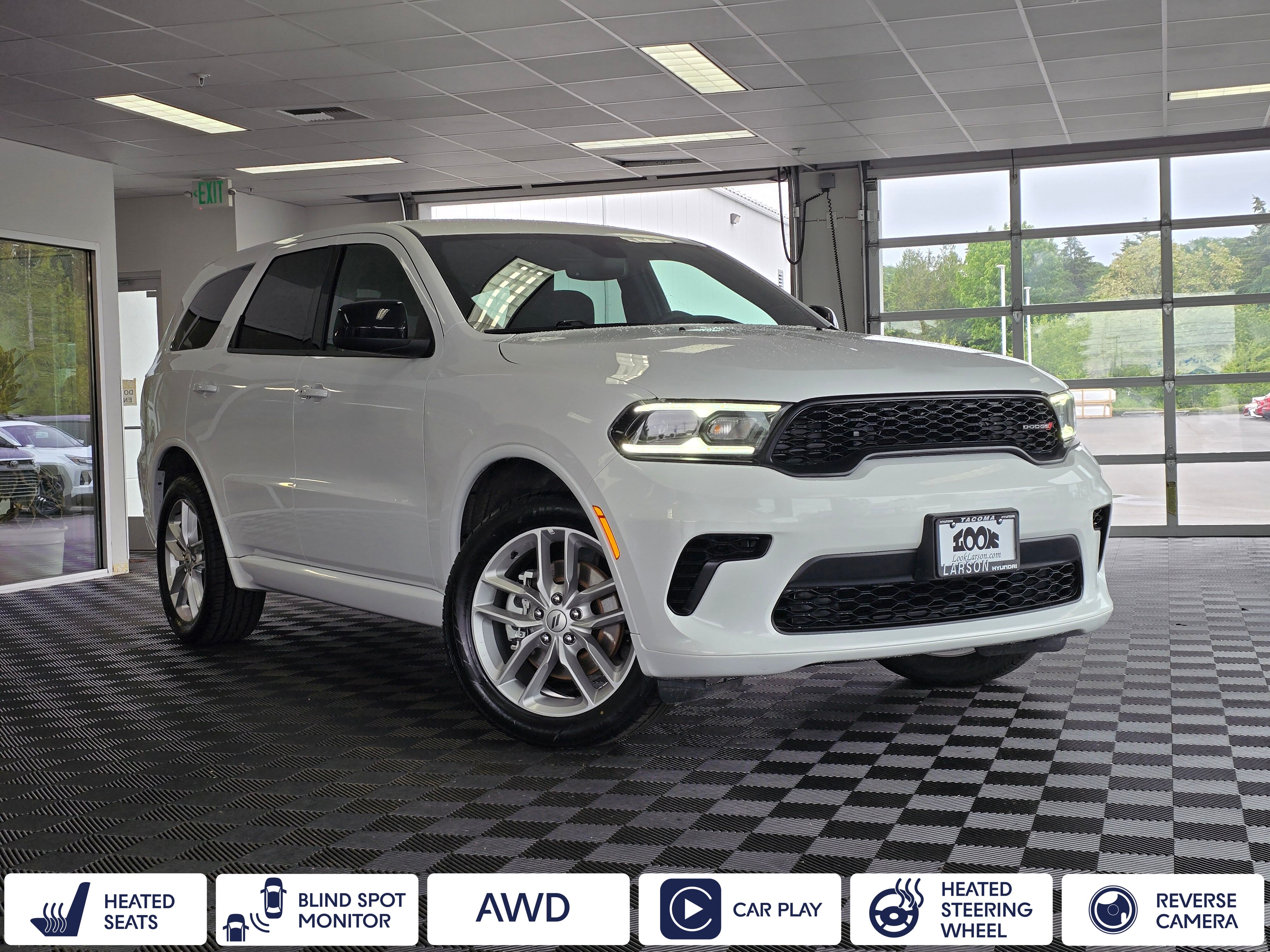 White Knuckle Clearcoat 2025 Dodge Durango GT AWD SUV / Crossover All-Wheel Drive 8-Speed Automatic