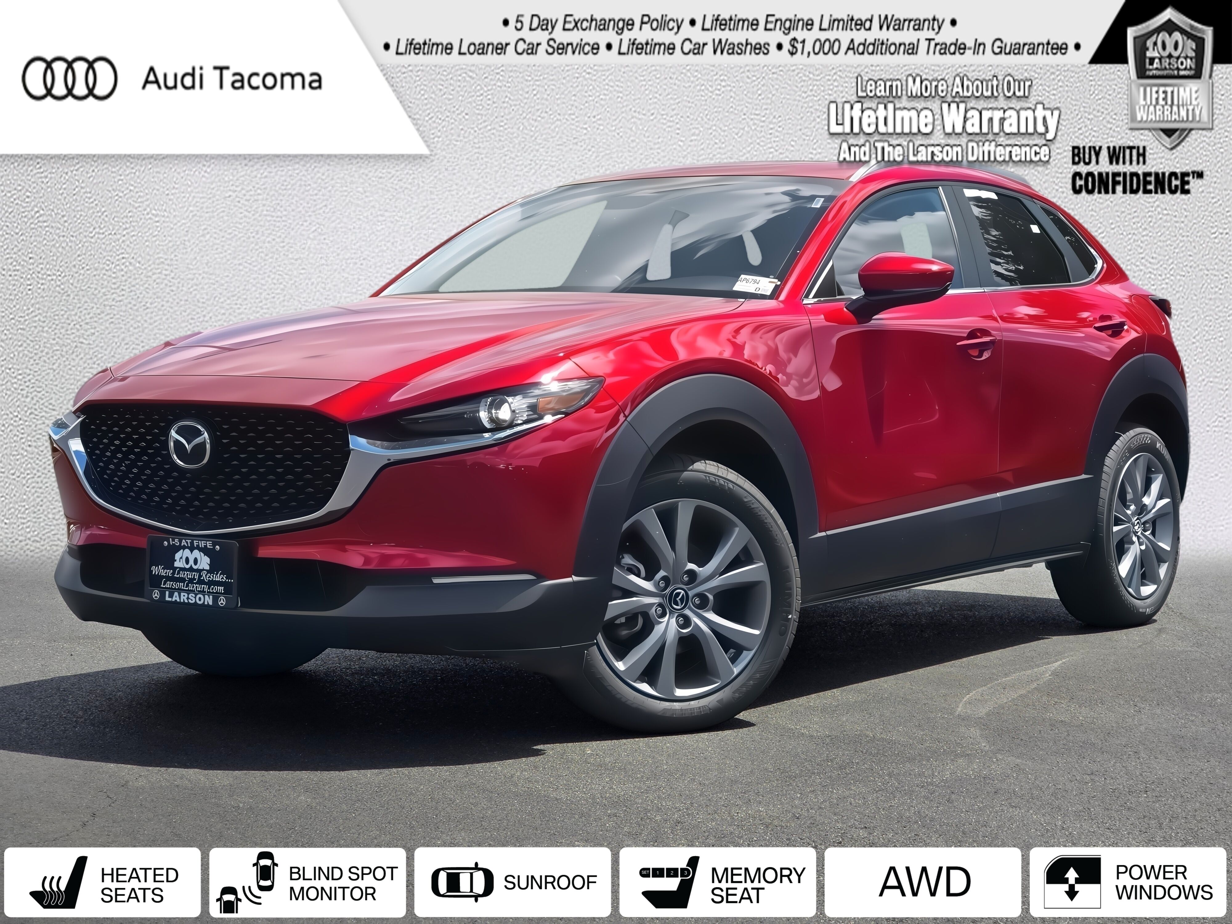 Soul Red Crystal Metallic 2025 Mazda CX-30 2.5 S Preferred AWD SUV / Crossover All-Wheel Drive 6-Speed Automatic