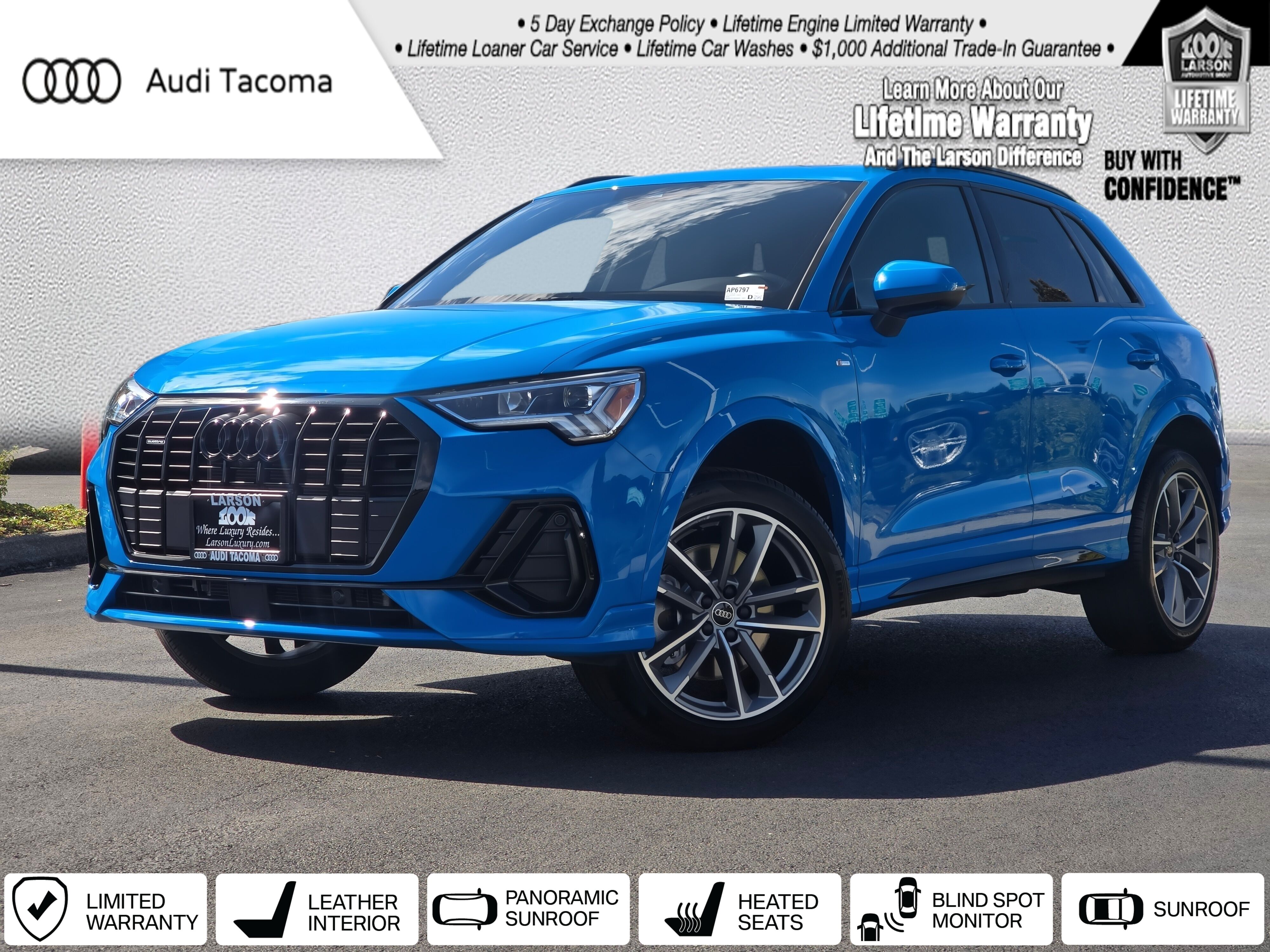 2023 Audi Q3 Azul SUV/Crossover Tracción en las cuatro ruedas 8 velocidades Automática