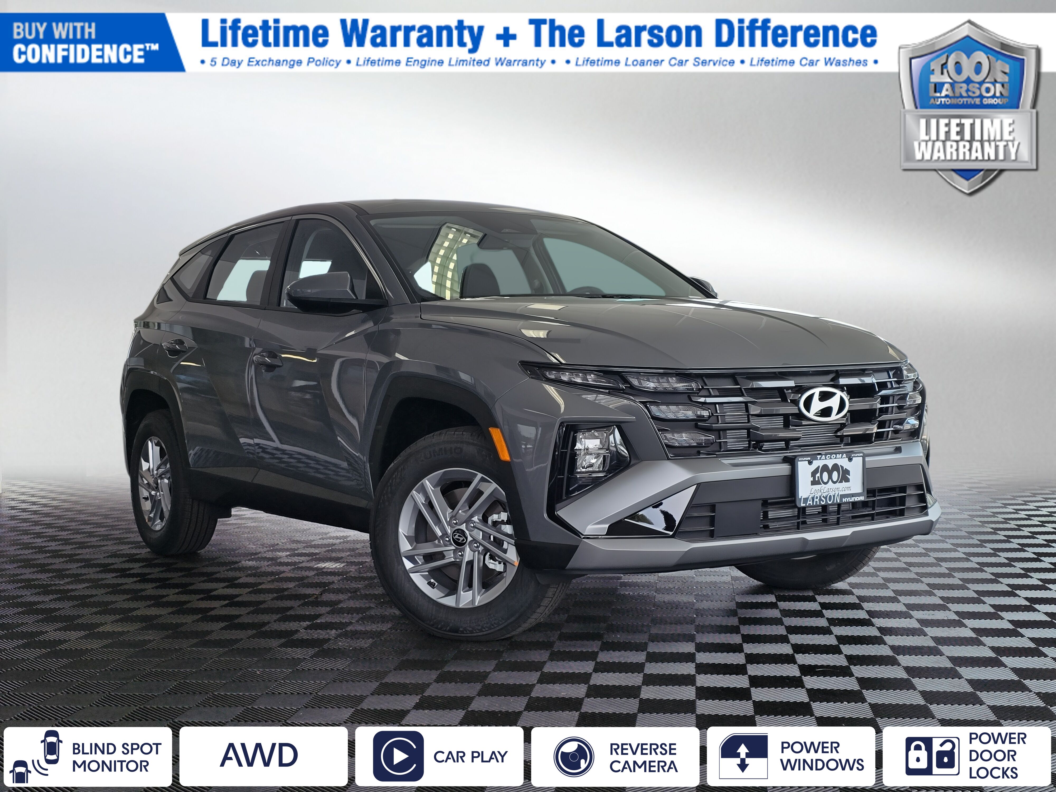 Hampton Gray 2026 Hyundai Tucson SUV / Crossover All-Wheel Drive 8-Speed Automatic