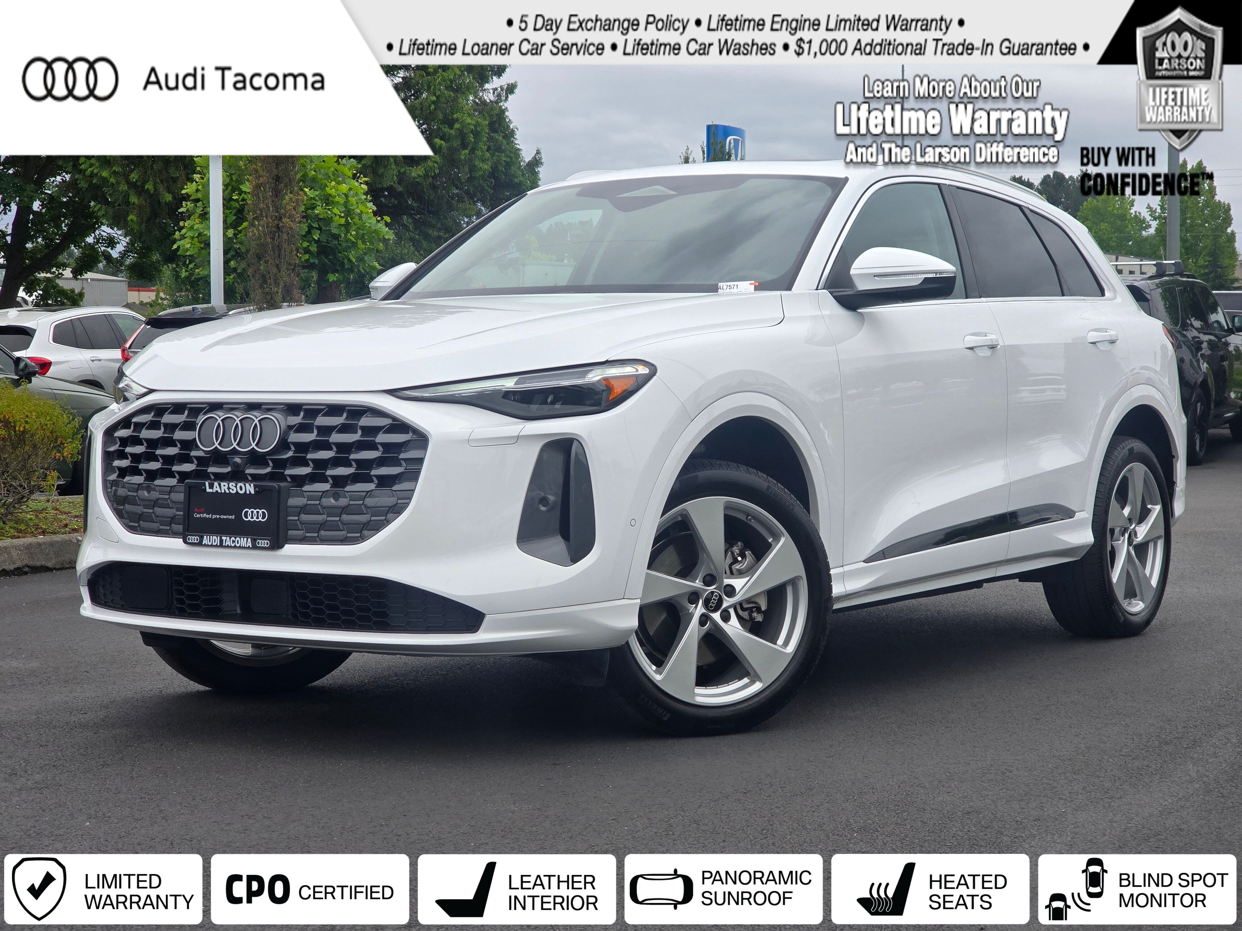 White 2025 Audi Q5 SUV / Crossover All-Wheel Drive 7-Speed Automatic