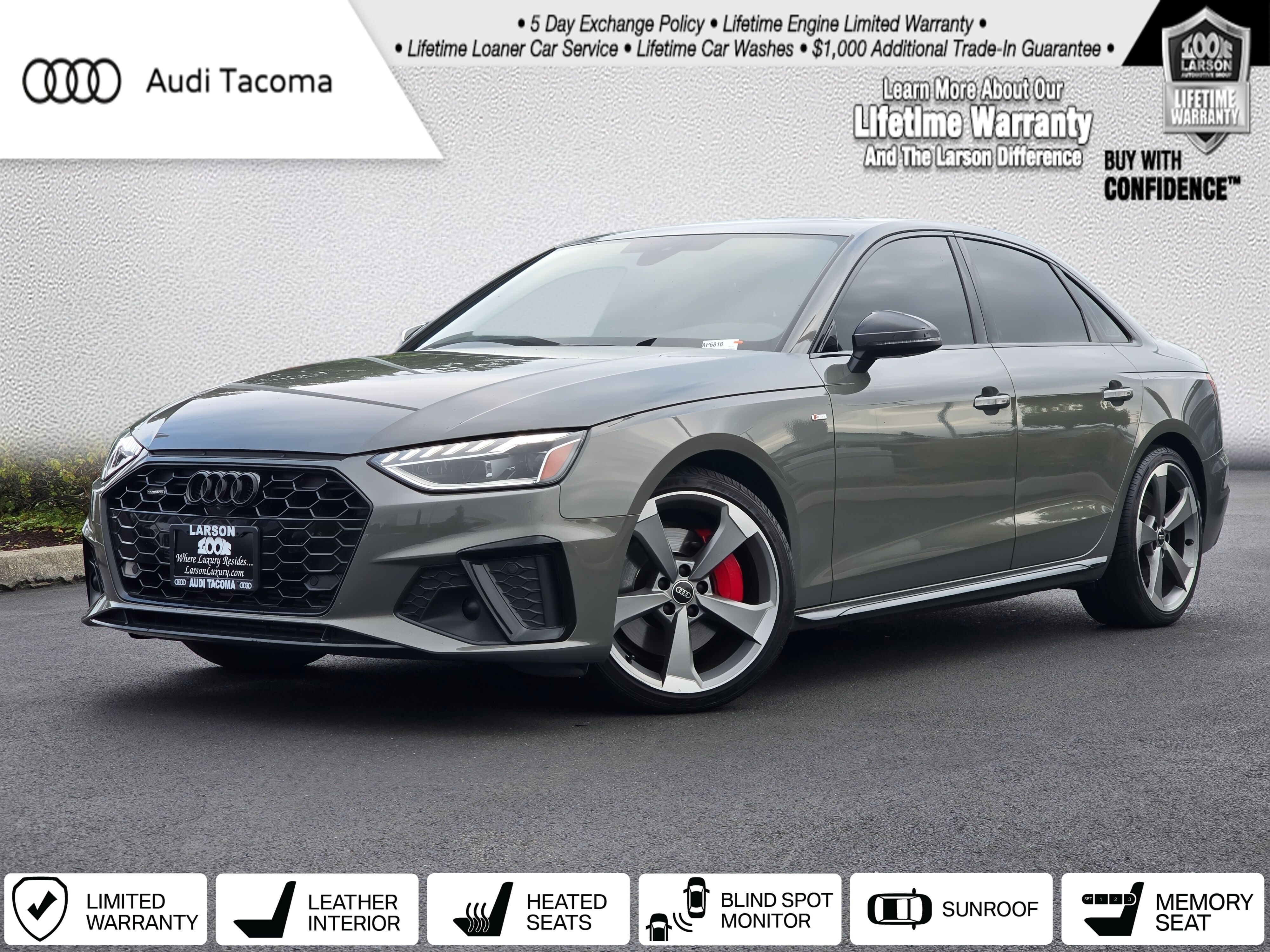 2023 Audi A4 Gris (Gray Metallic) Sedán Tracción en las cuatro ruedas 7 velocidades Automática