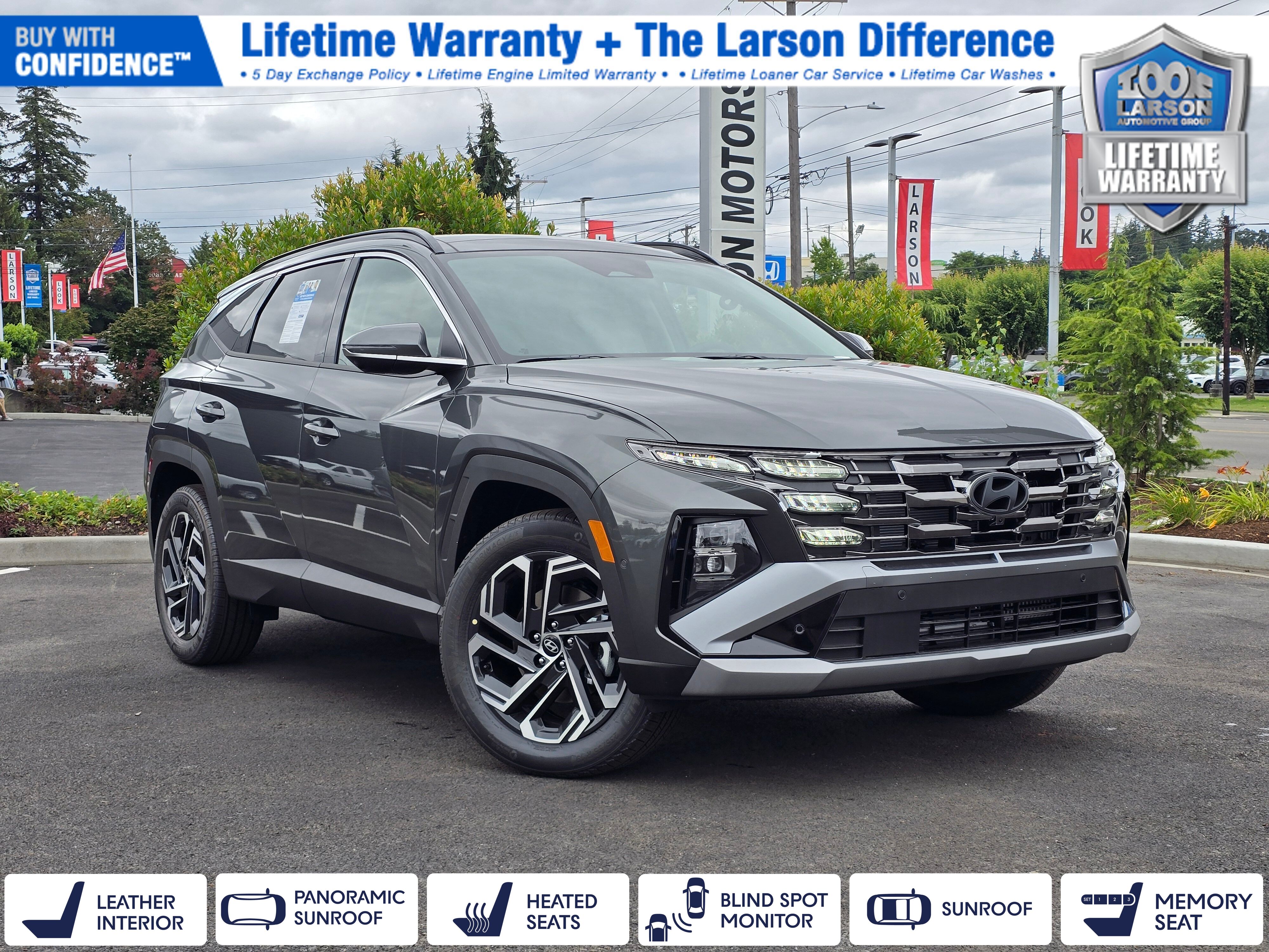 Amazon Gray 2026 Hyundai Tucson Hybrid Plug-In SUV / Crossover All-Wheel Drive 6-Speed Automatic