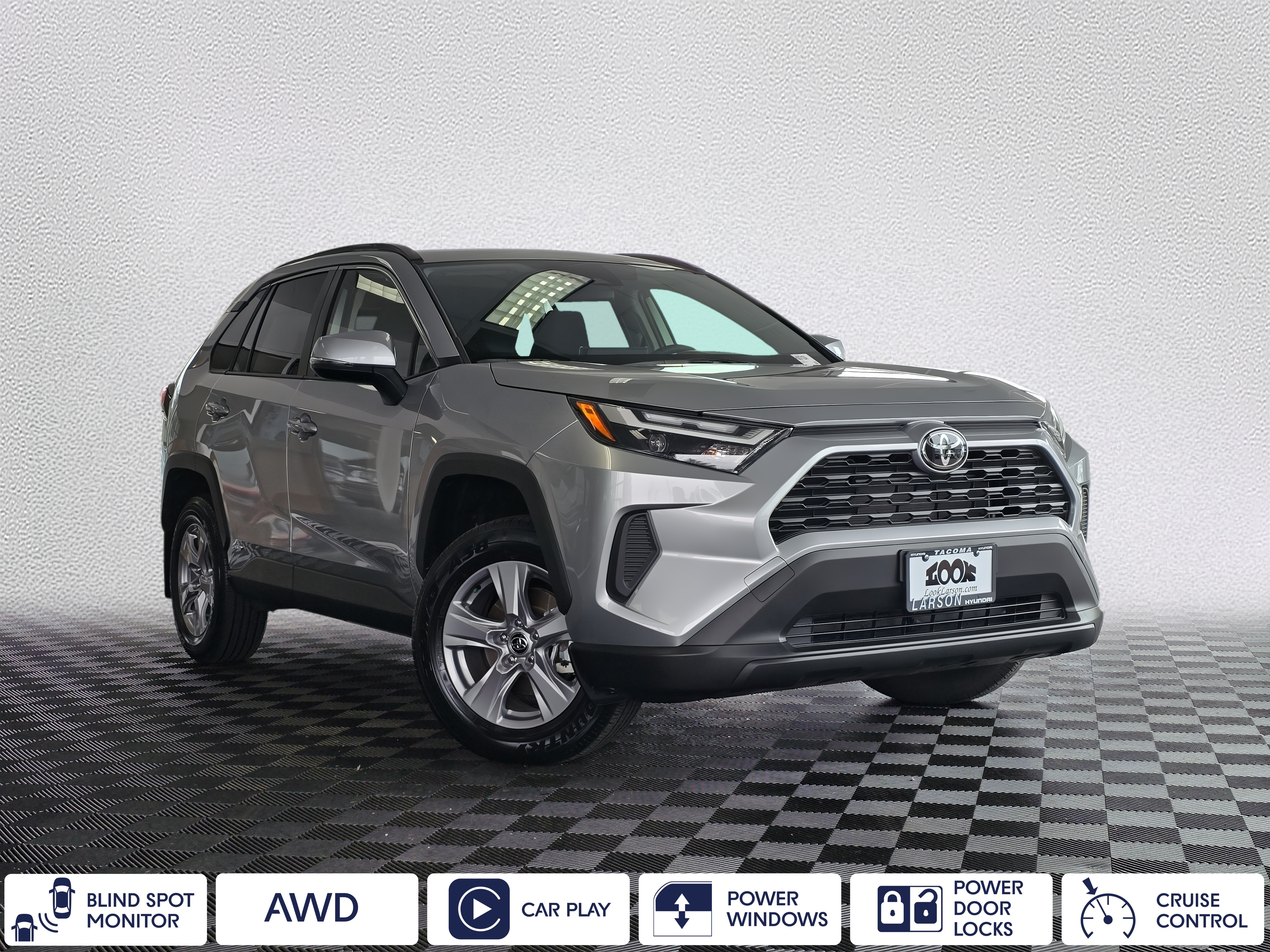 Silver Sky Metallic 2025 Toyota RAV4 Hybrid SUV / Crossover All-Wheel Drive Continuously Variable Transmission
