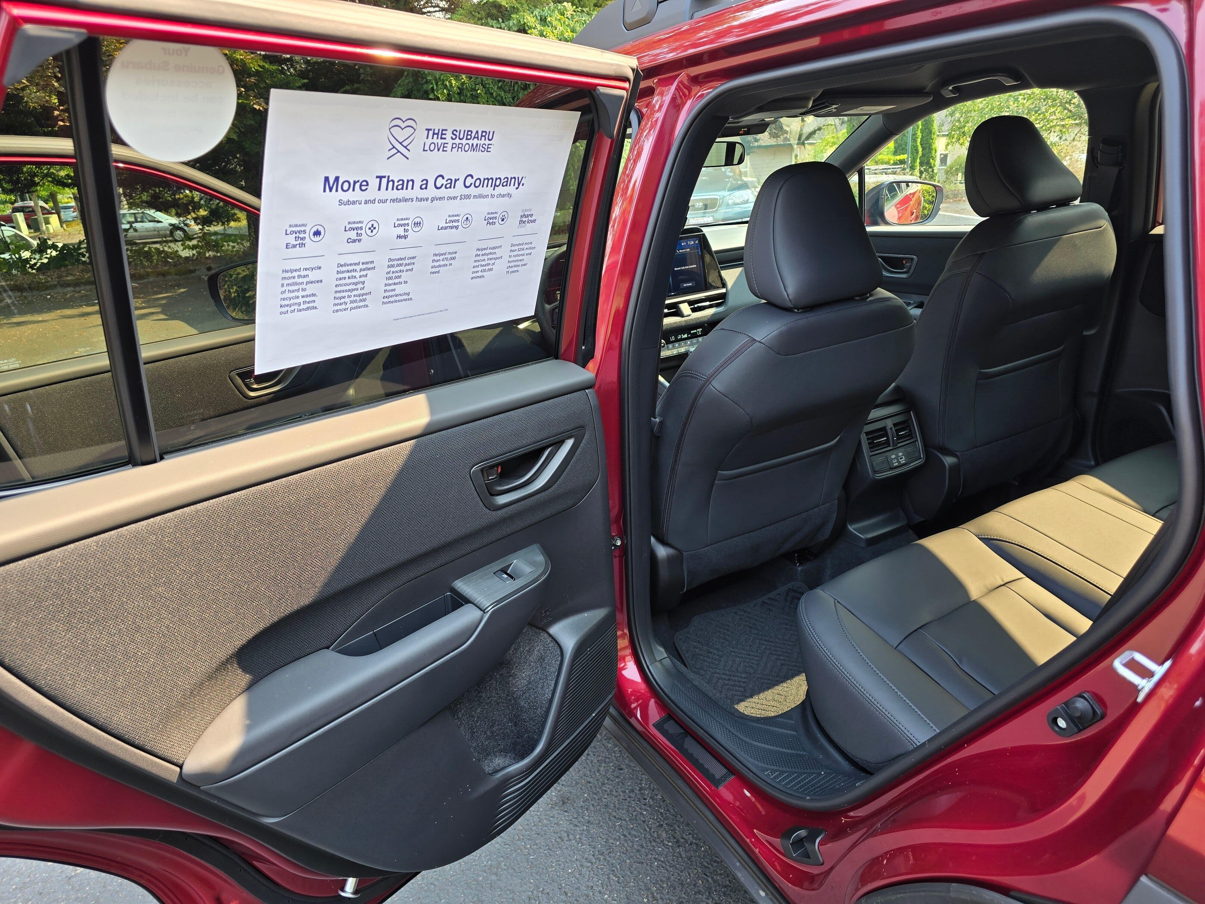 New 2026 CRIMSON RED PEARL Subaru Premium image 9