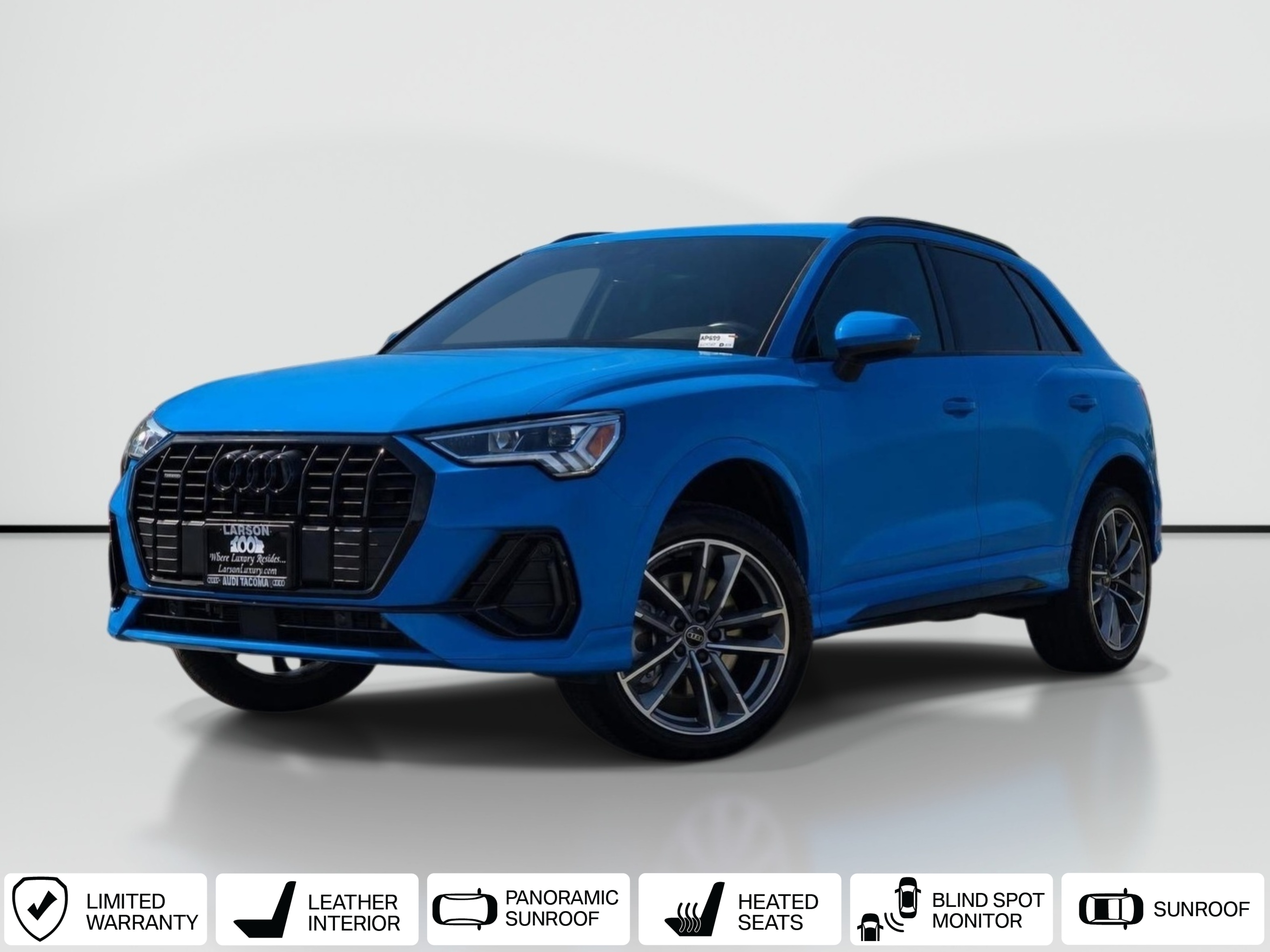Blue 2023 Audi Q3 SUV / Crossover All-Wheel Drive 8-Speed Automatic