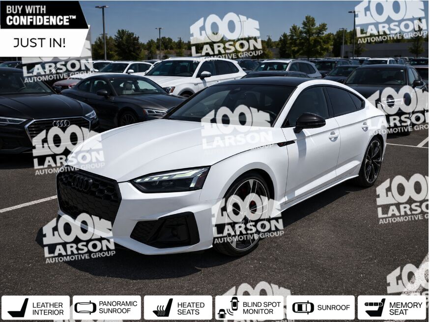 Glacier White 2023 Audi S5 Sportback Sedan All-Wheel Drive 8-Speed Automatic