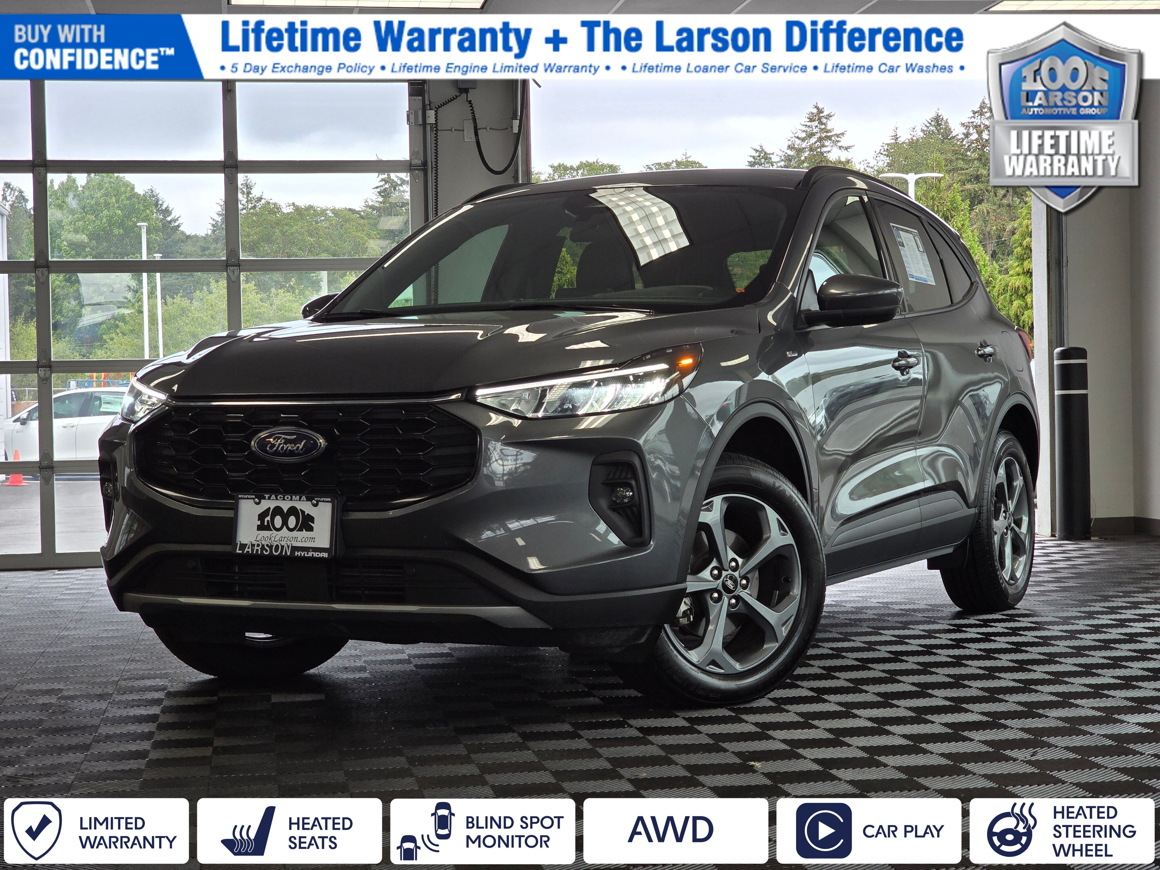 Gray Metallic 2025 Ford Escape SUV / Crossover All-Wheel Drive 8-Speed Automatic