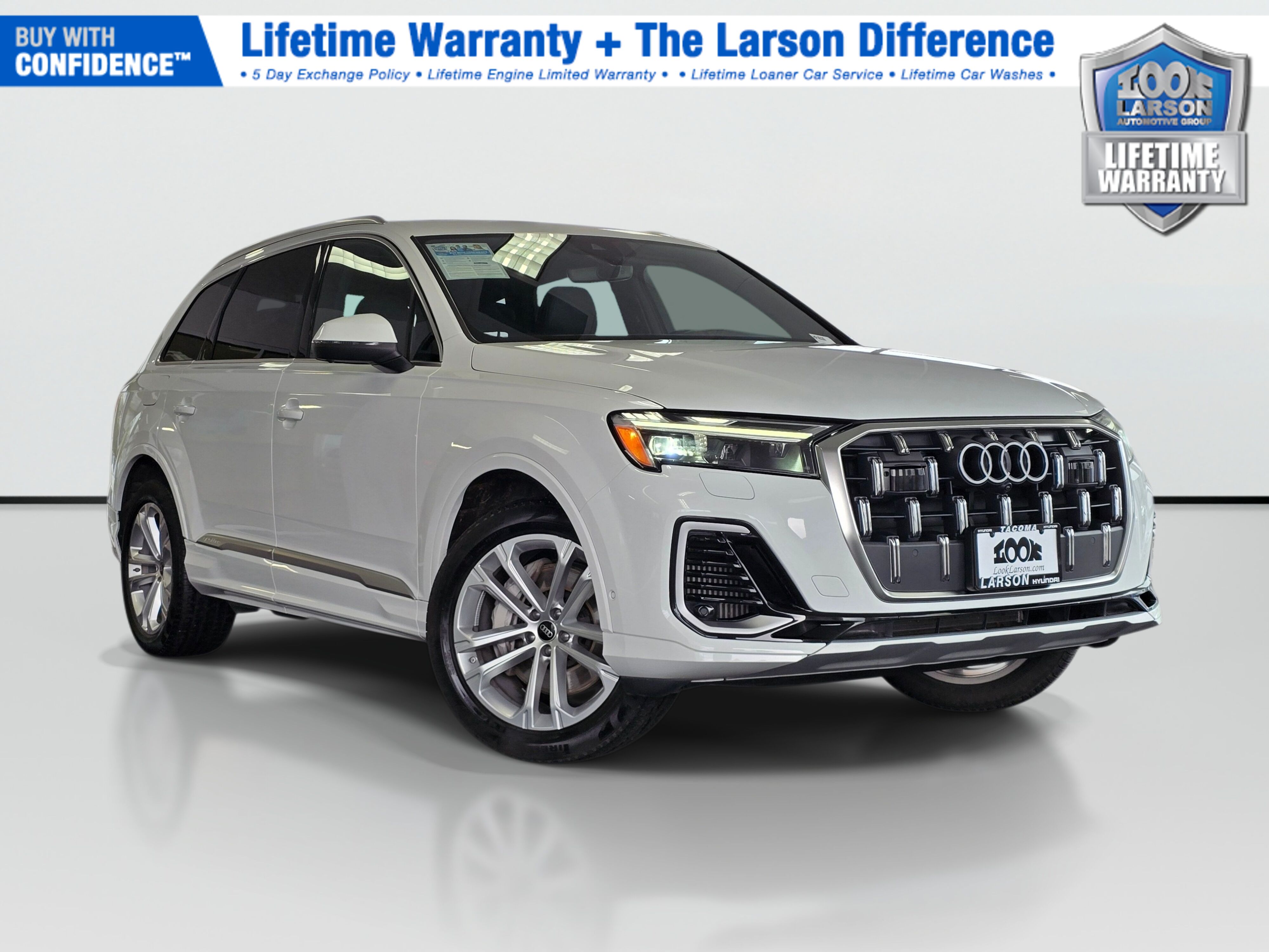 Glacier White Metallic 2025 Audi Q7 SUV / Crossover All-Wheel Drive 8-Speed Automatic