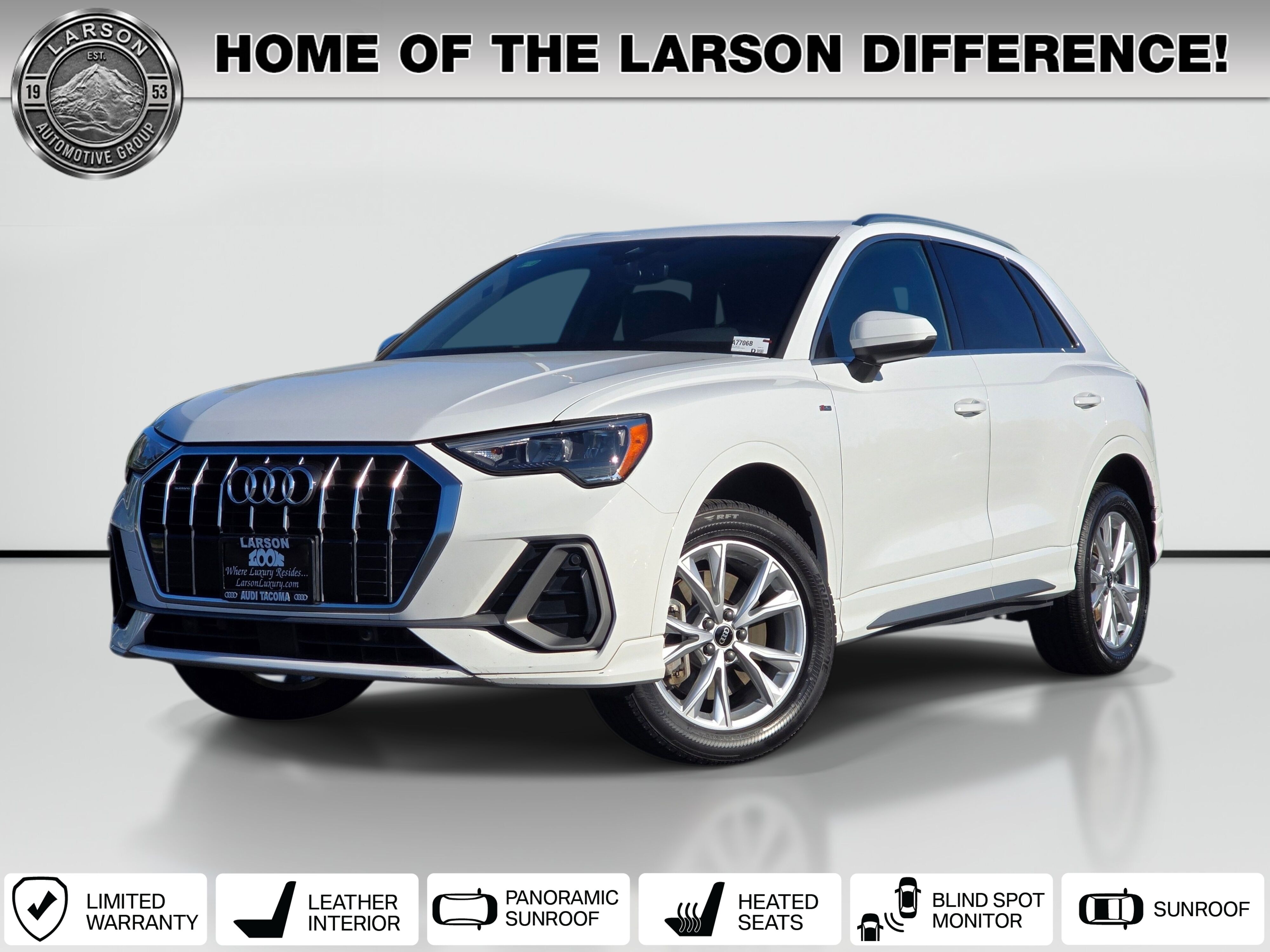 Ibis White 2022 Audi Q3 SUV / Crossover All-Wheel Drive 8-Speed Automatic