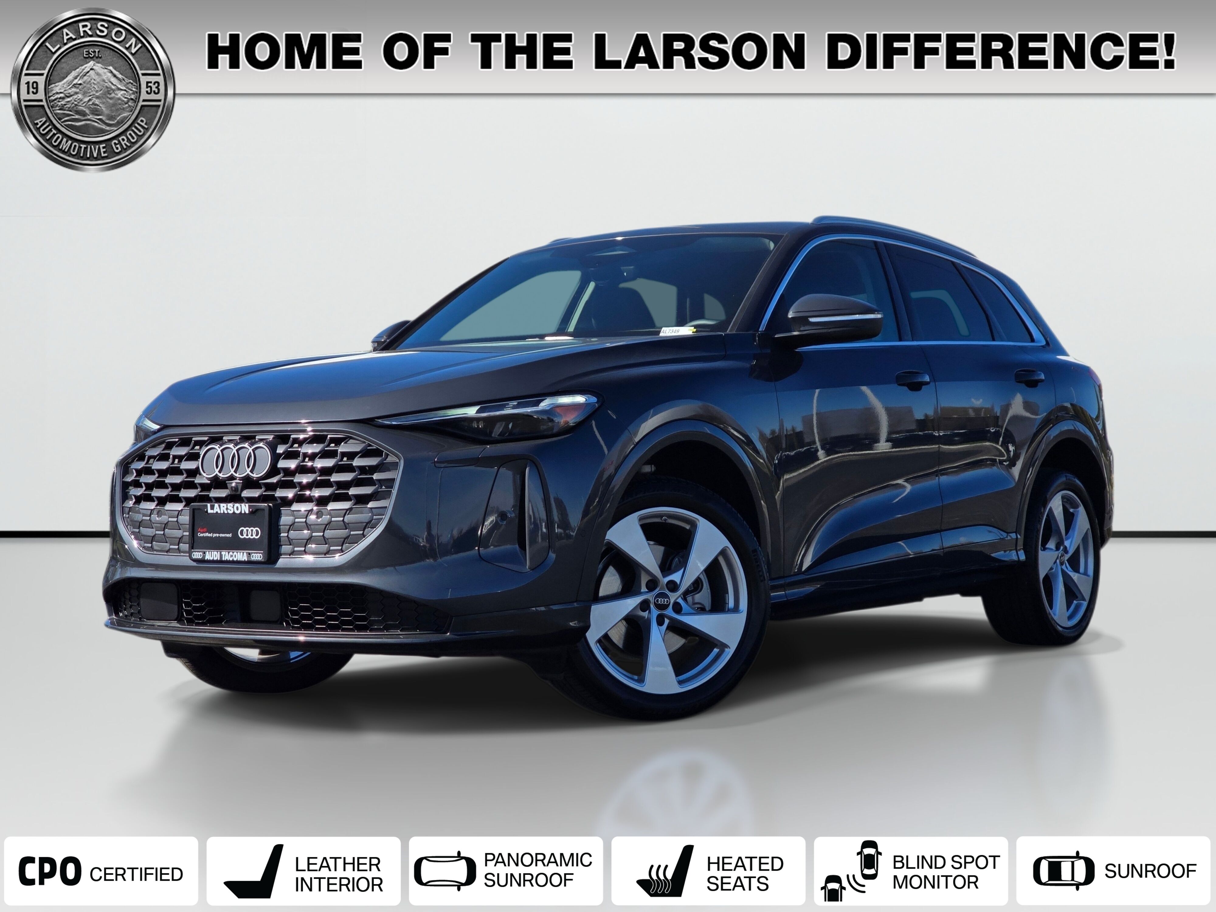 Gray Metallic 2025 Audi Q5 SUV / Crossover All-Wheel Drive 7-Speed Automatic