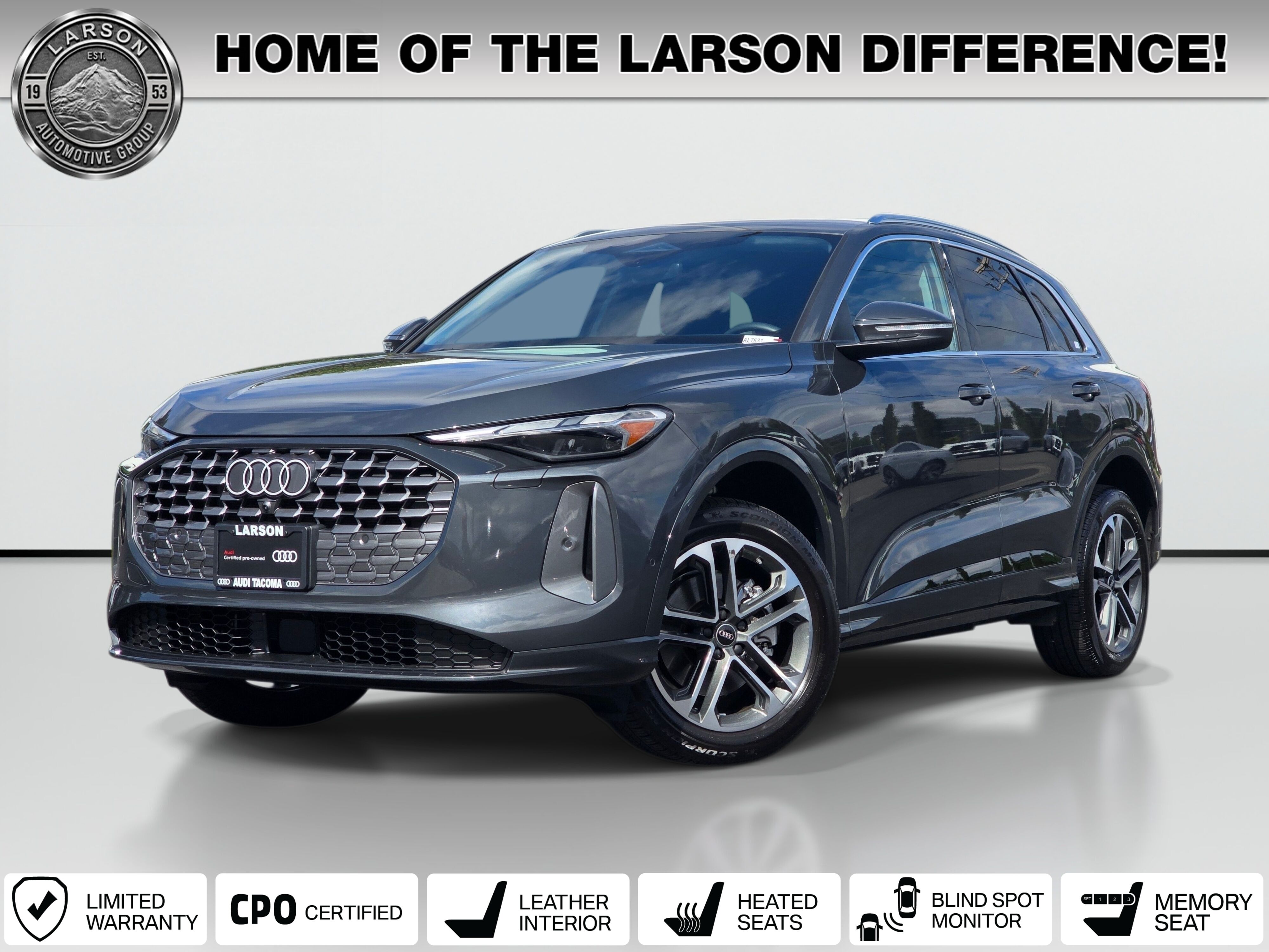 Gray Metallic 2025 Audi Q5 SUV / Crossover All-Wheel Drive 7-Speed Automatic