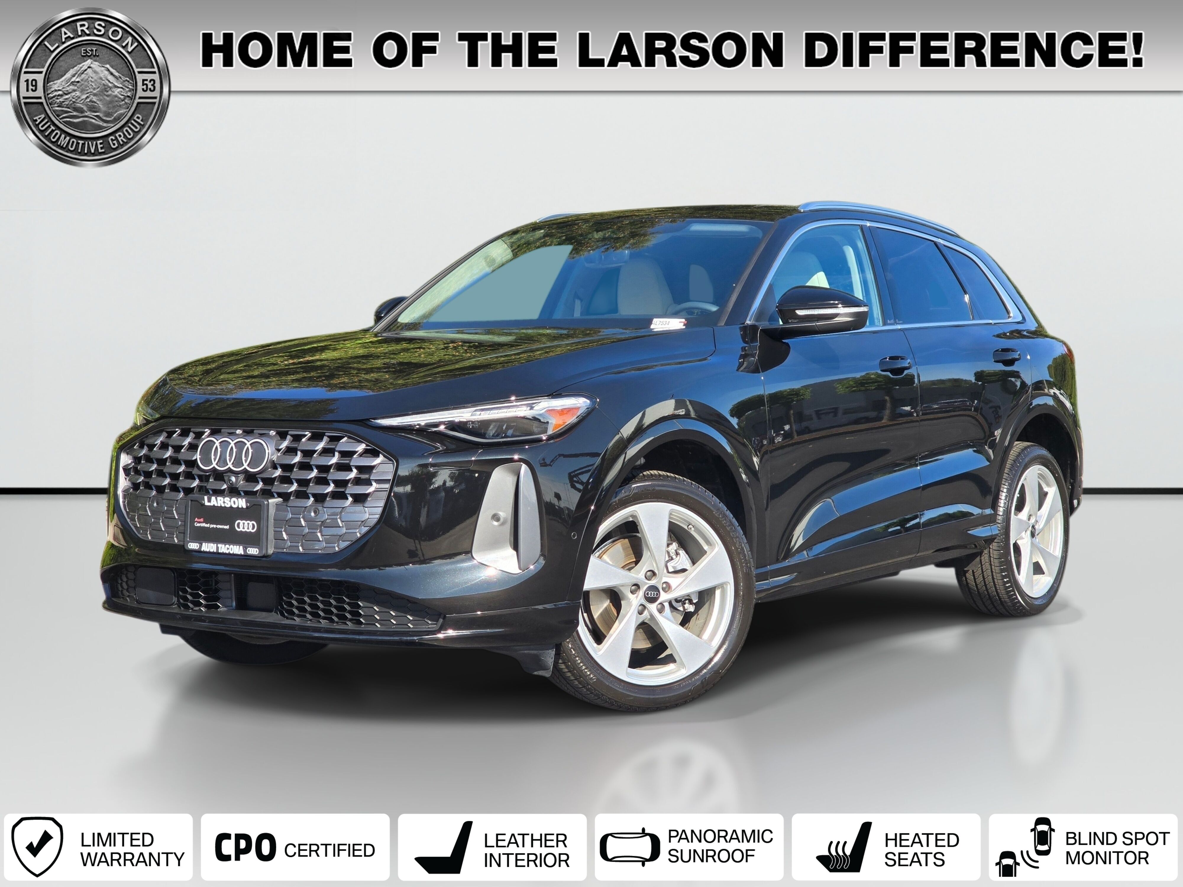 Mythos Black Metallic 2025 Audi Q5 SUV / Crossover All-Wheel Drive 7-Speed Automatic