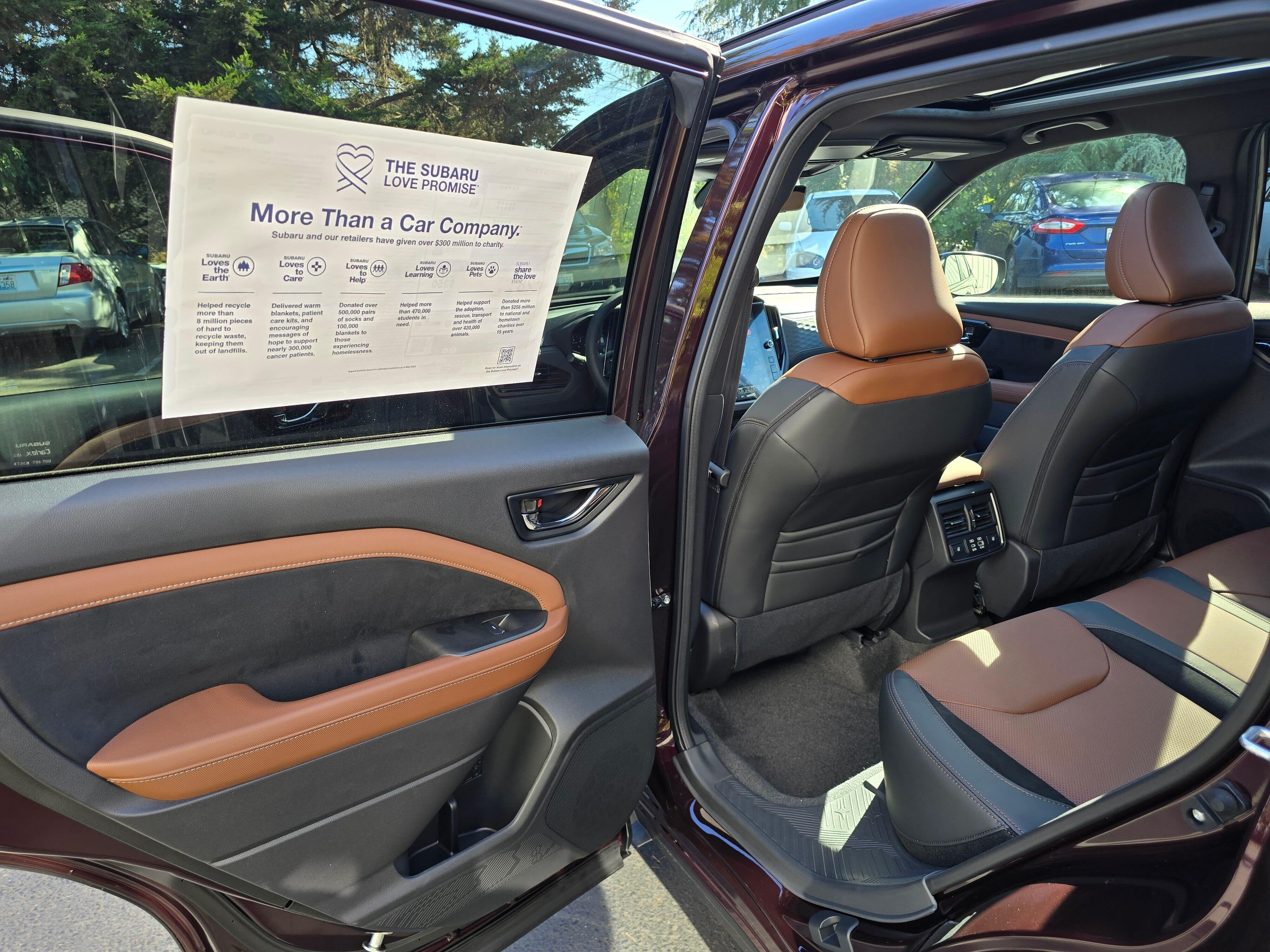 New 2026 DARK MAHOGANY PEARL Subaru Touring image 9