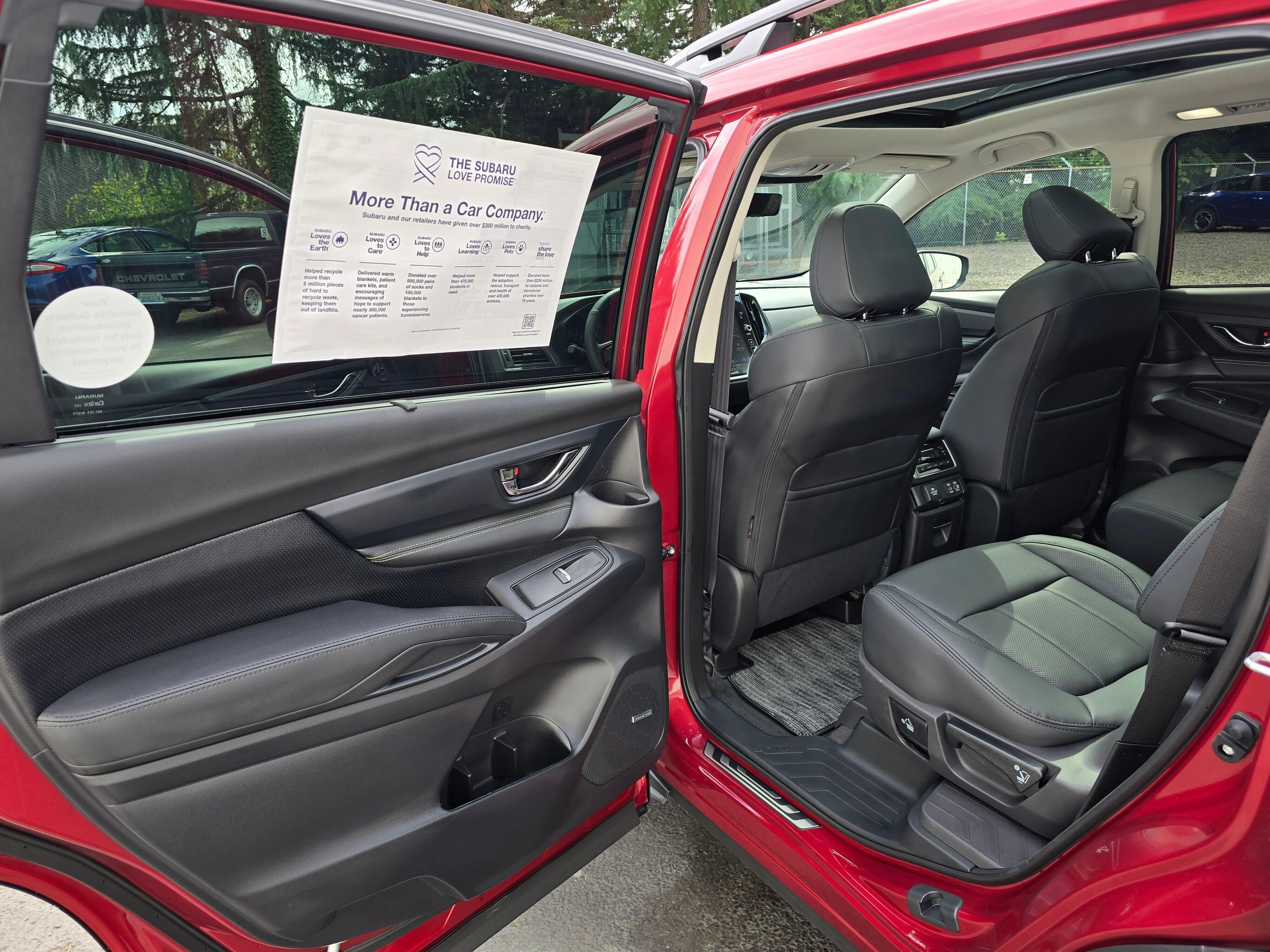 New 2026 CRIMSON RED PEARL Subaru Onyx Edition Touring 7-Passenger image 9