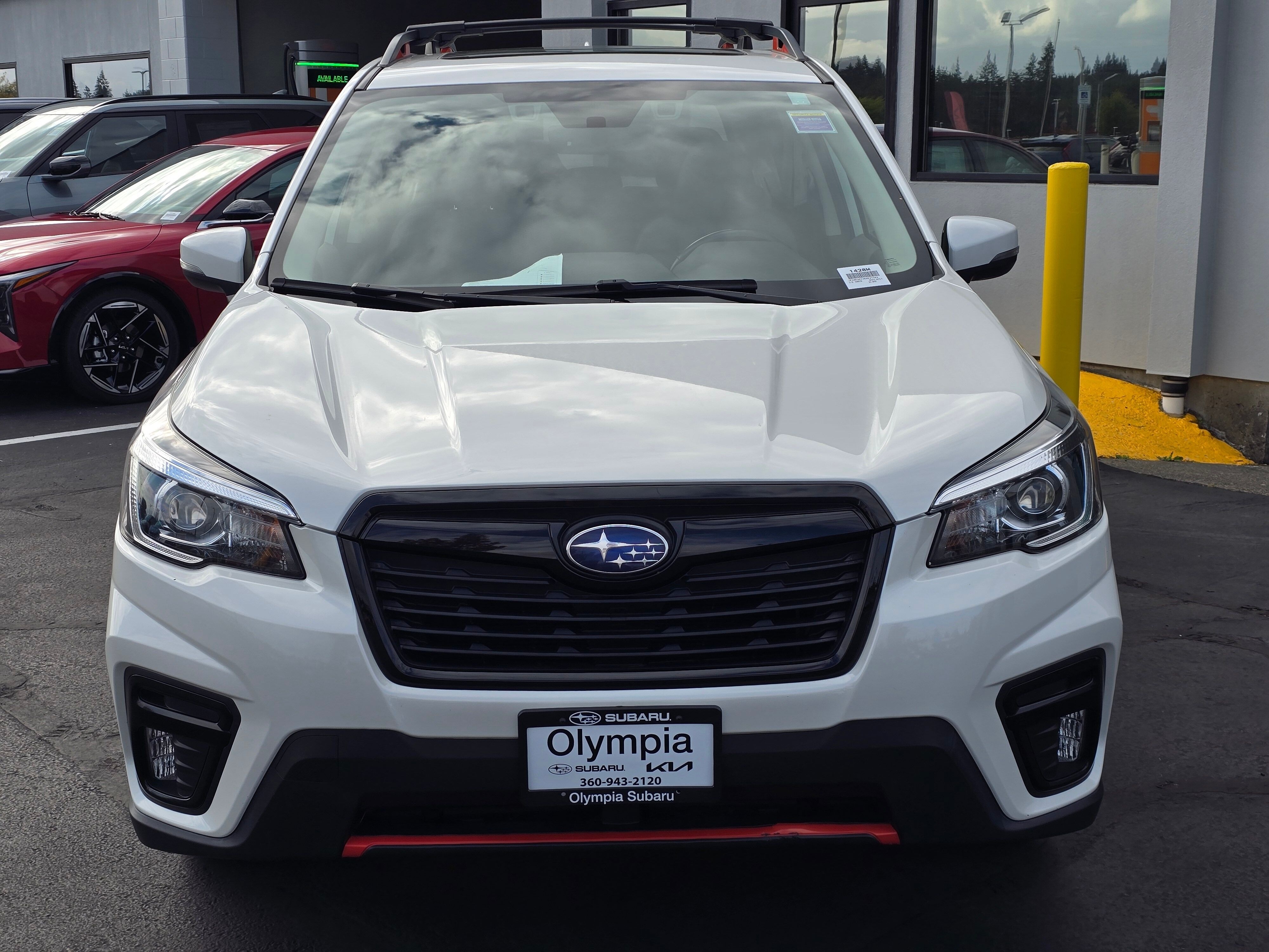 Used 2019 Crystal White Pearl Subaru Sport image 2