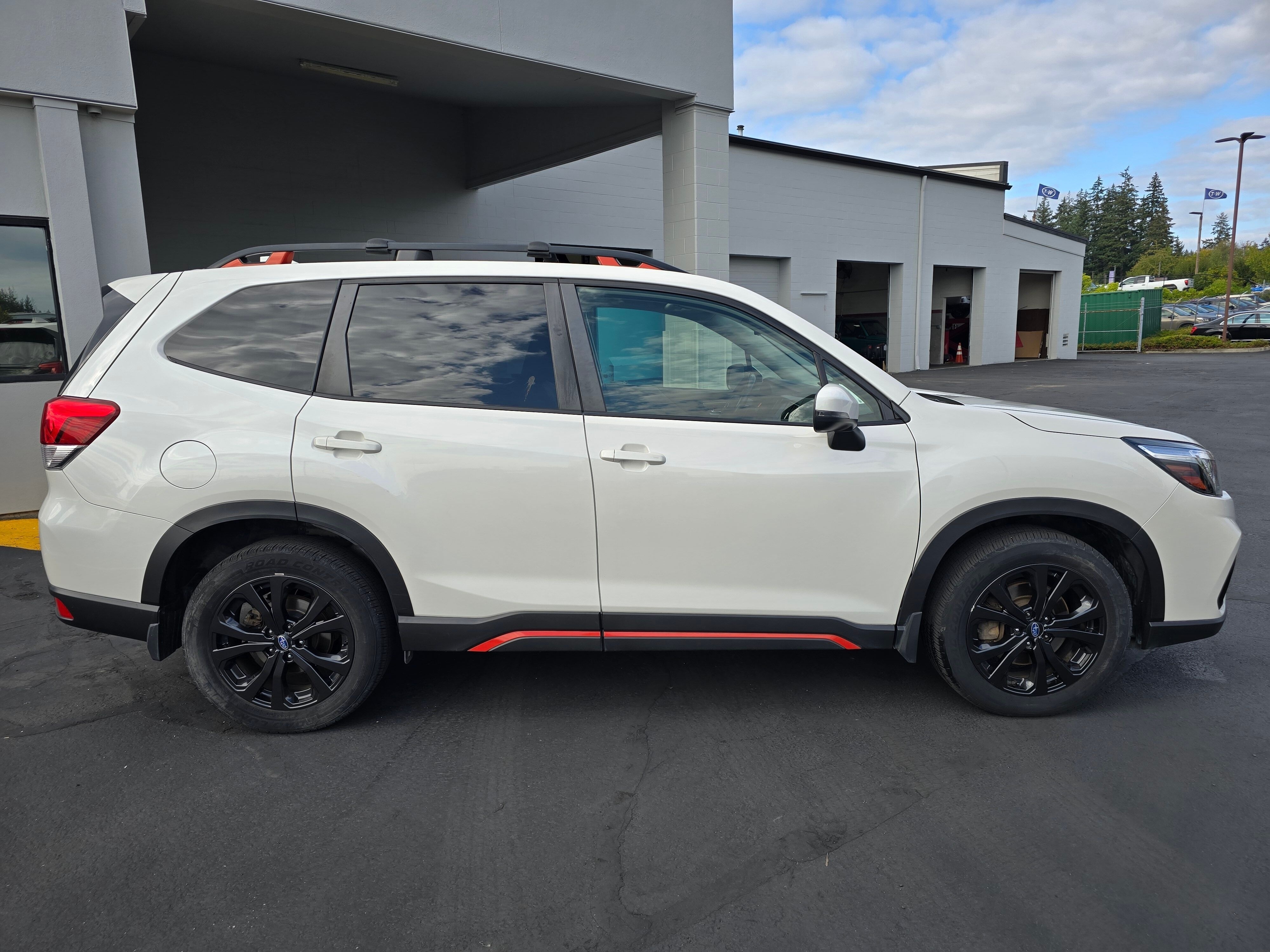 Used 2019 Crystal White Pearl Subaru Sport image 3