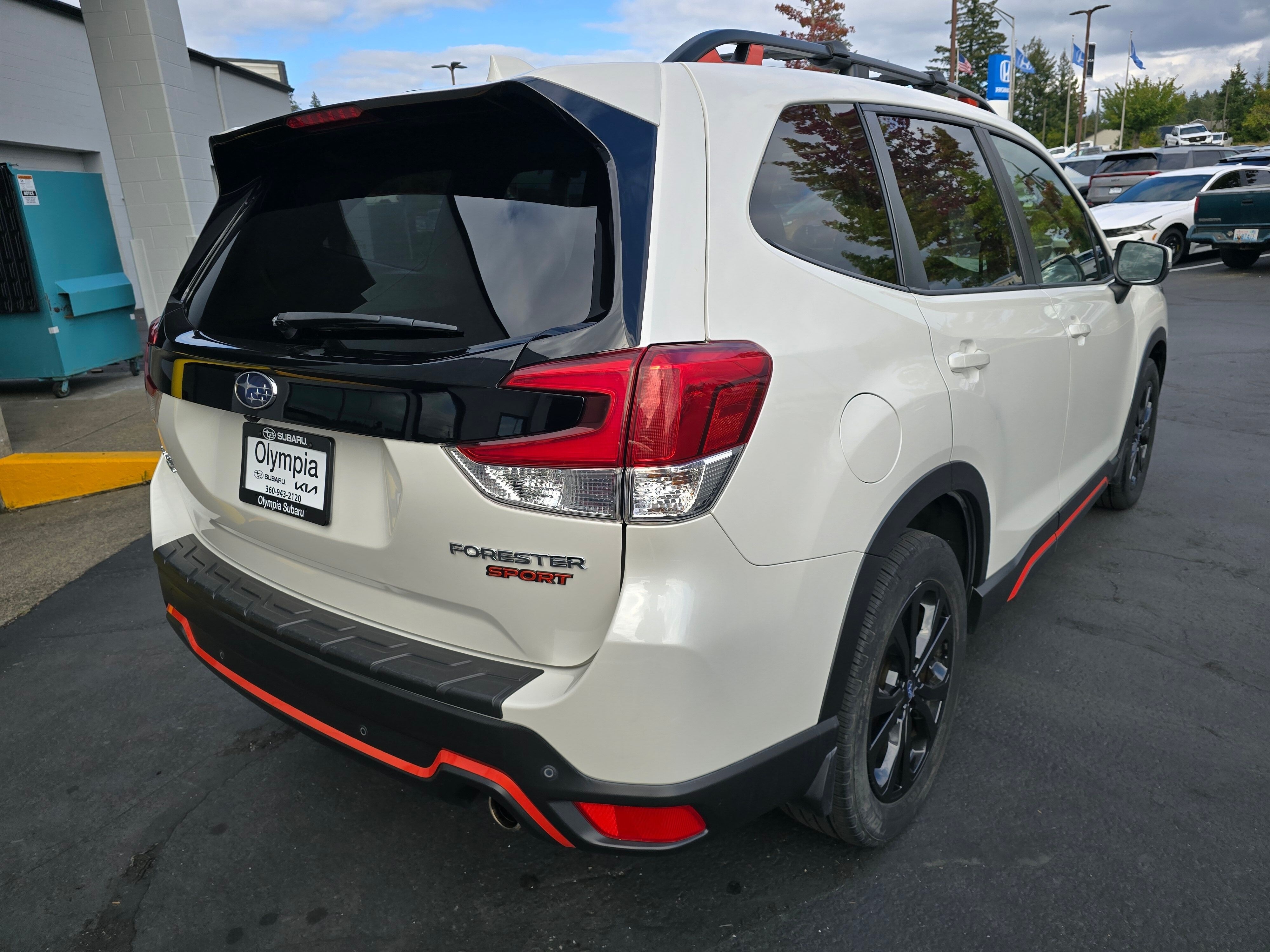 Used 2019 Crystal White Pearl Subaru Sport image 4