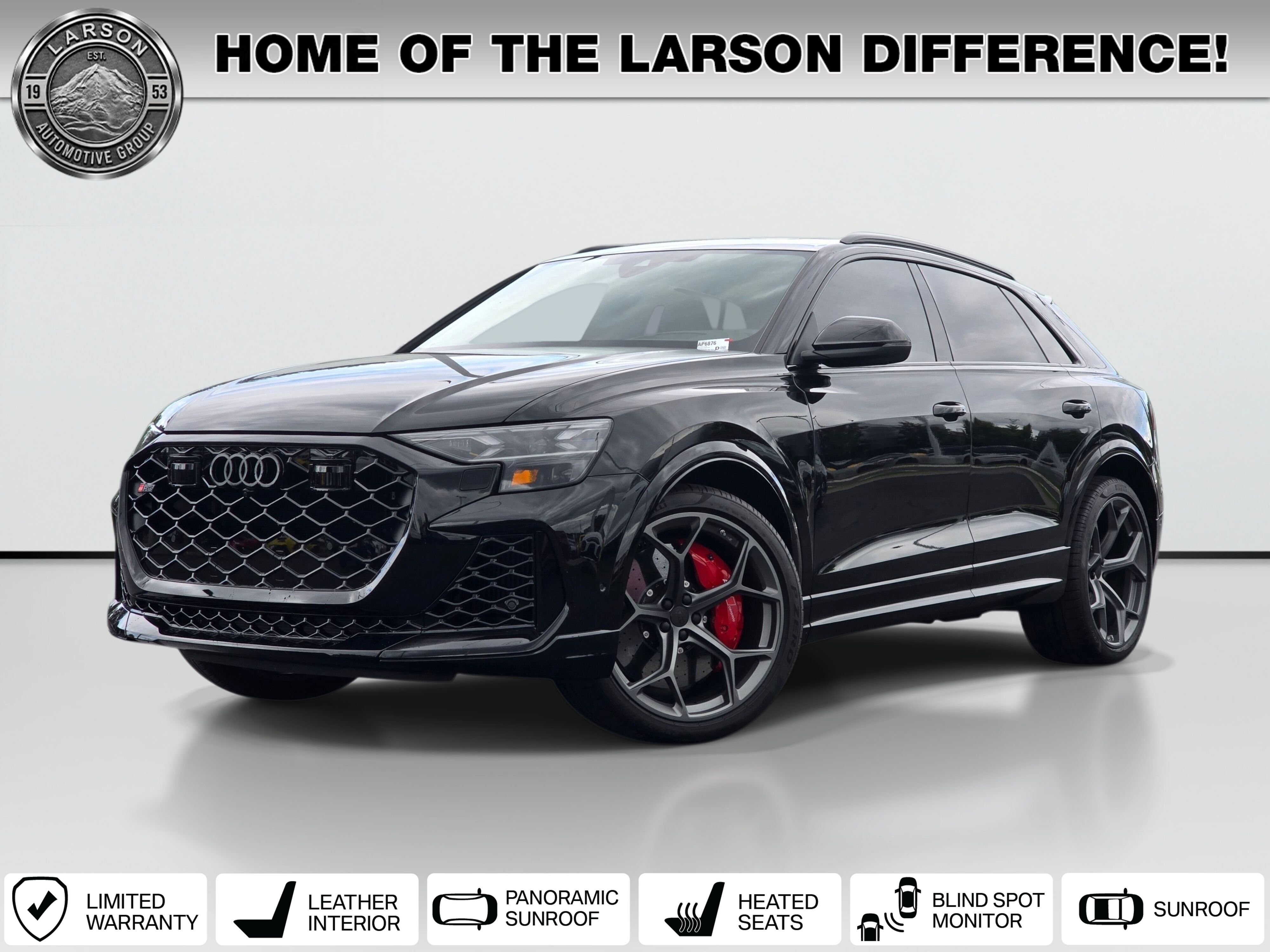 Mythos Black Metallic 2026 Audi RS Q8 SUV / Crossover All-Wheel Drive 8-Speed Automatic