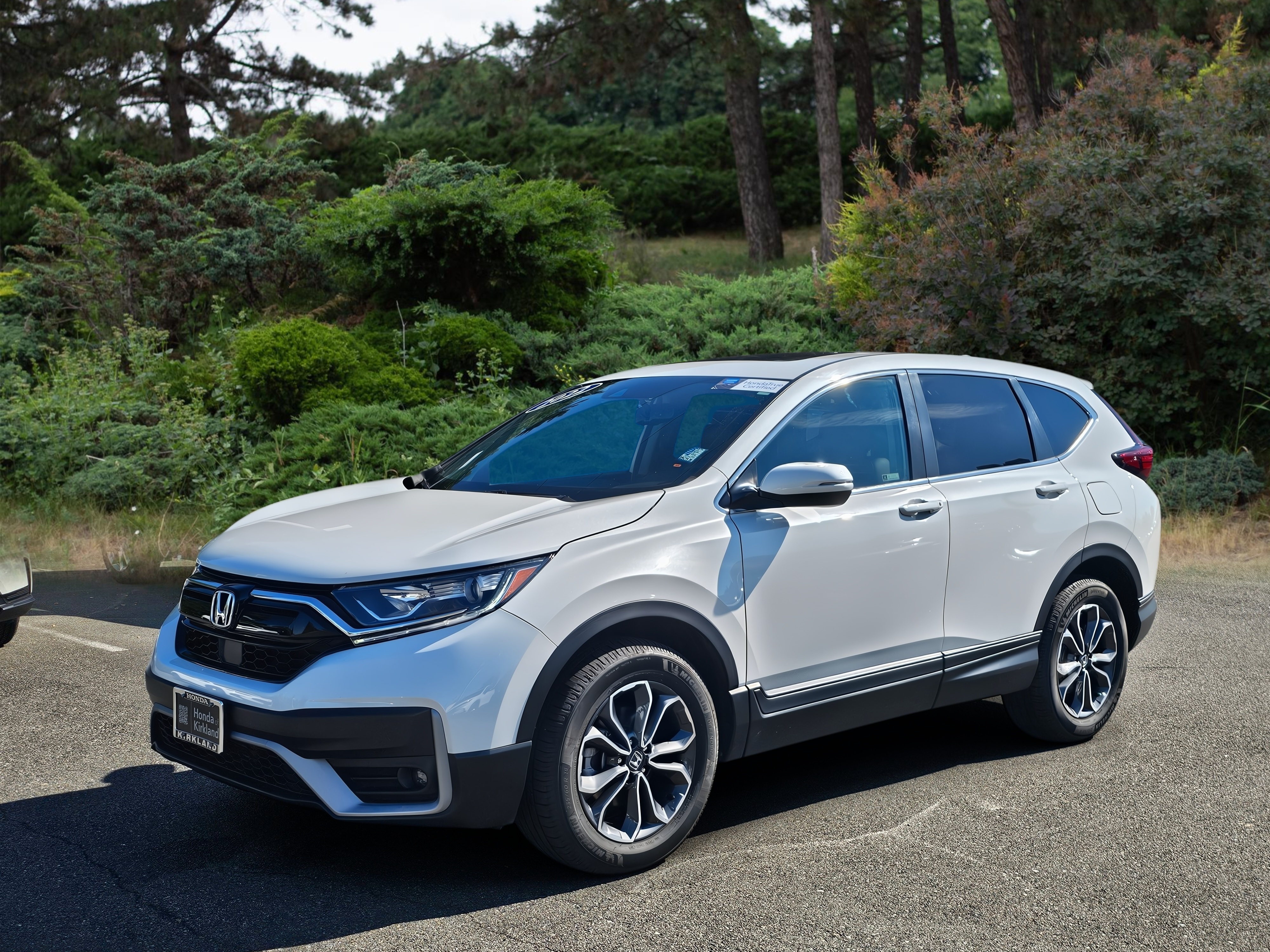 Certified Used 2022 Platinum White Pearl Honda AWD EX-L image 3