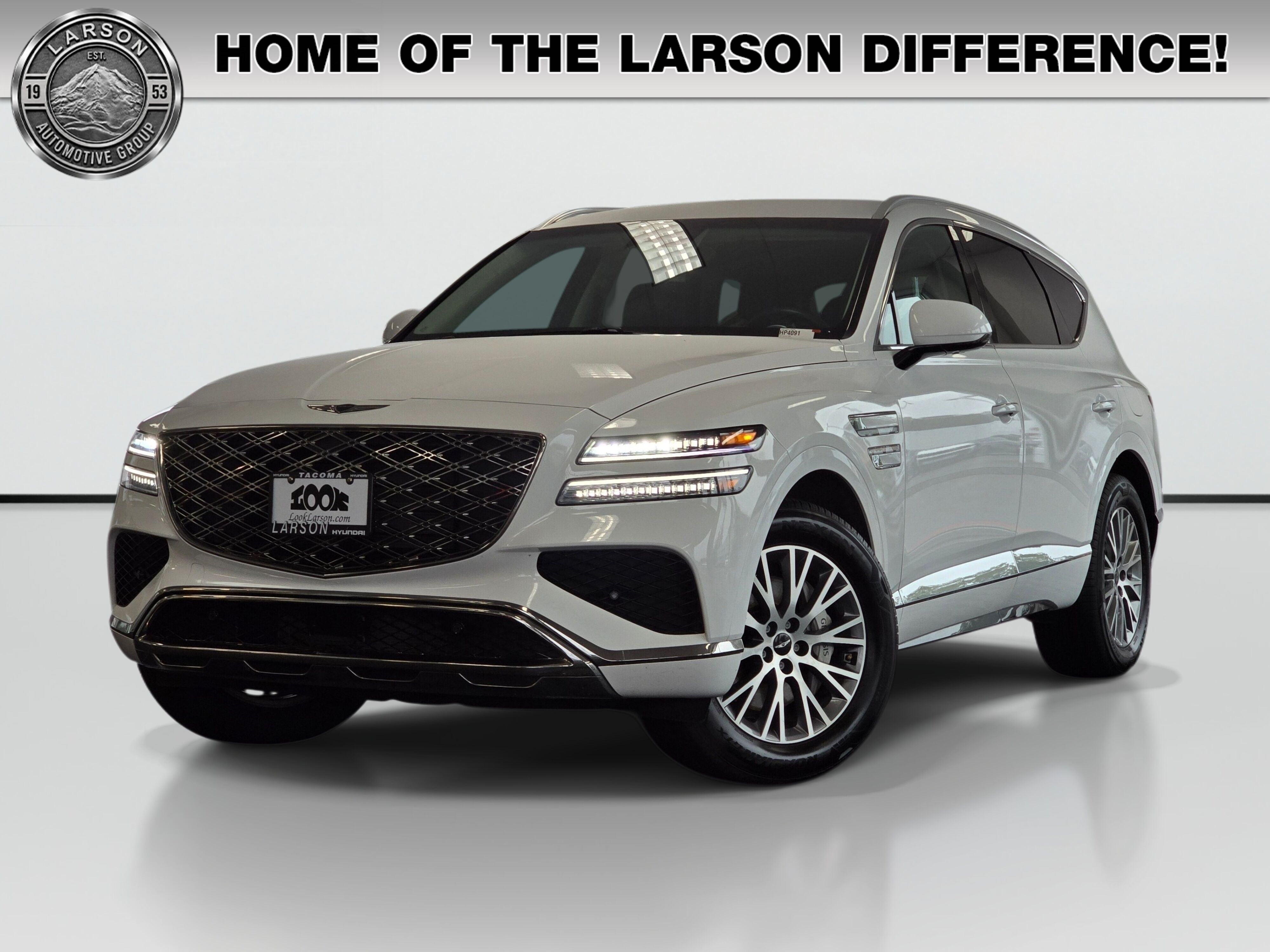 Alta White 2025 Genesis GV80 SUV / Crossover All-Wheel Drive 8-Speed Automatic