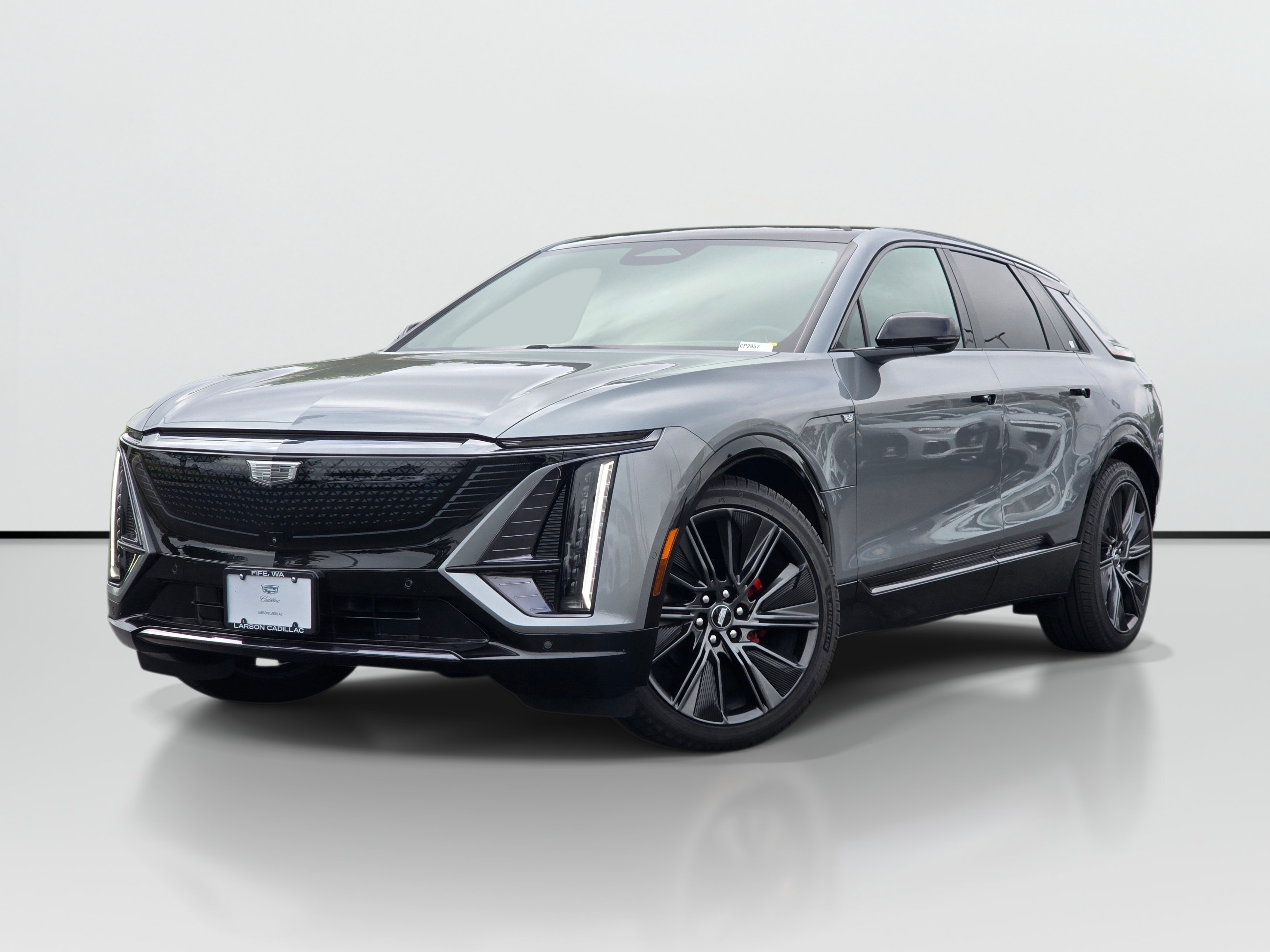 Argent Silver Metallic 2024 Cadillac LYRIQ SUV / Crossover All-Wheel Drive 1-Speed Automatic