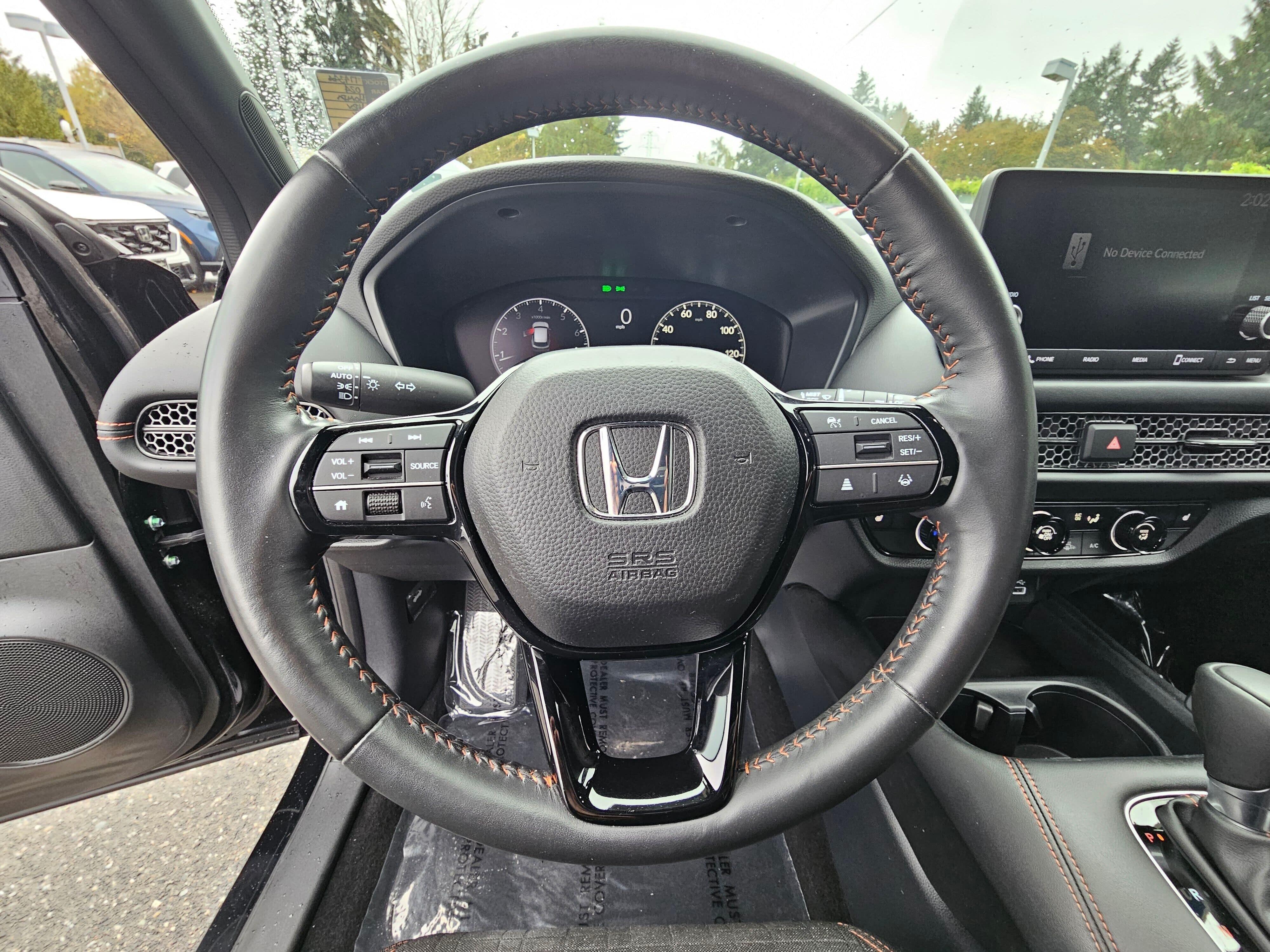 Certified Used 2024 Crystal Black Pearl Honda 5DR AWD SPORT image 24
