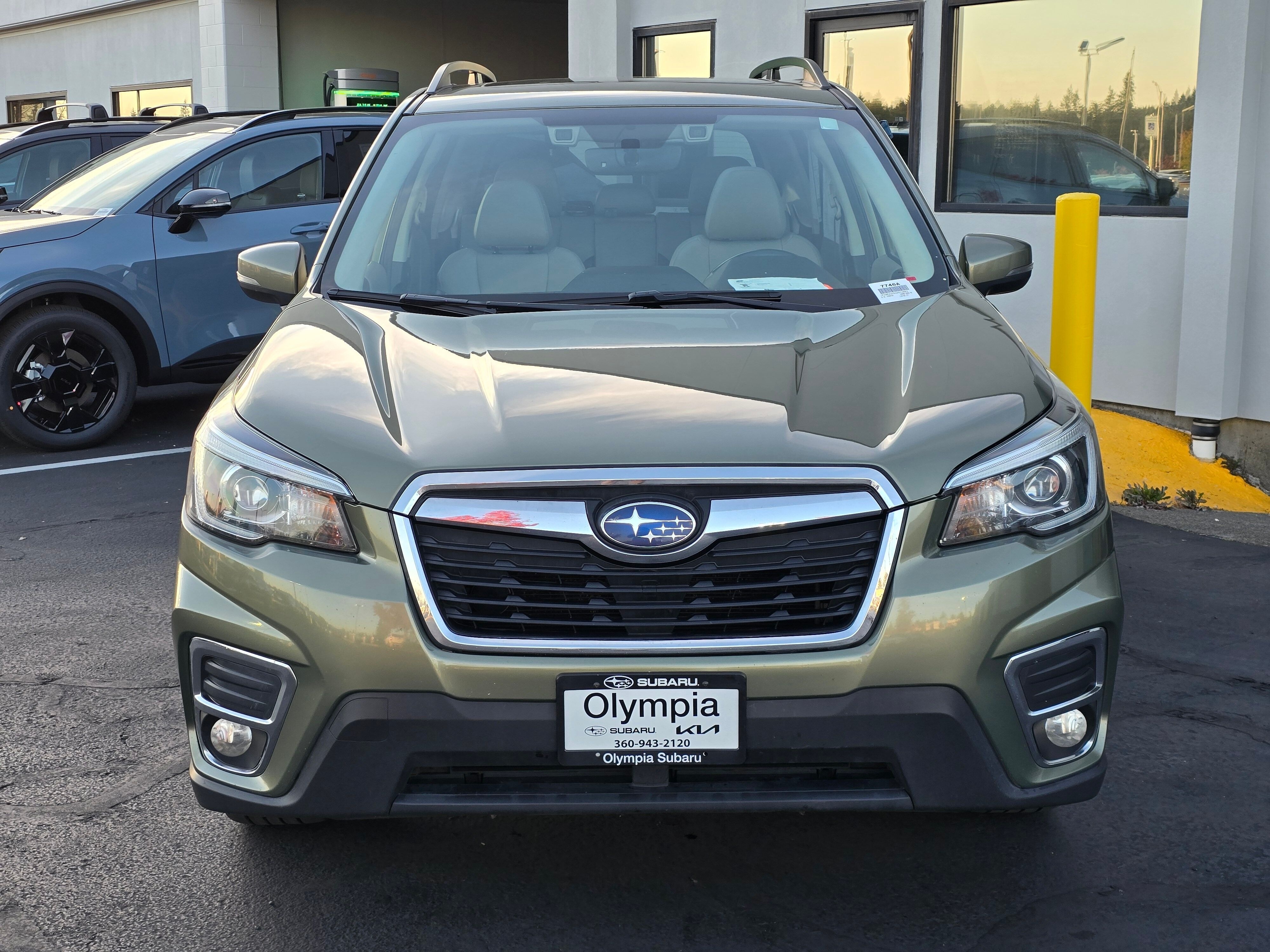 Used 2020 Jasper Green Metallic Subaru Limited image 2