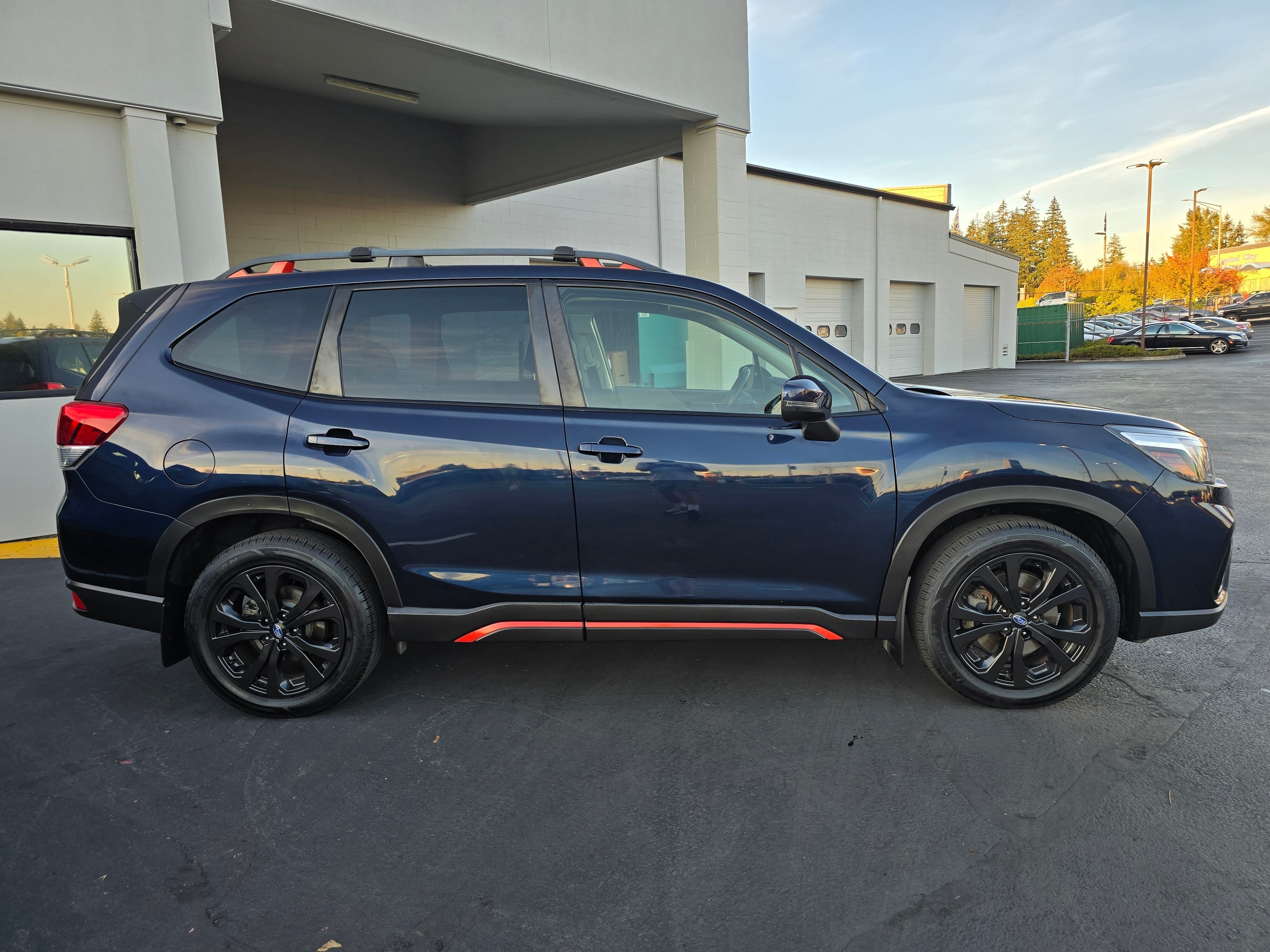 Certified Used 2021 Dark Blue Pearl Subaru Sport image 3