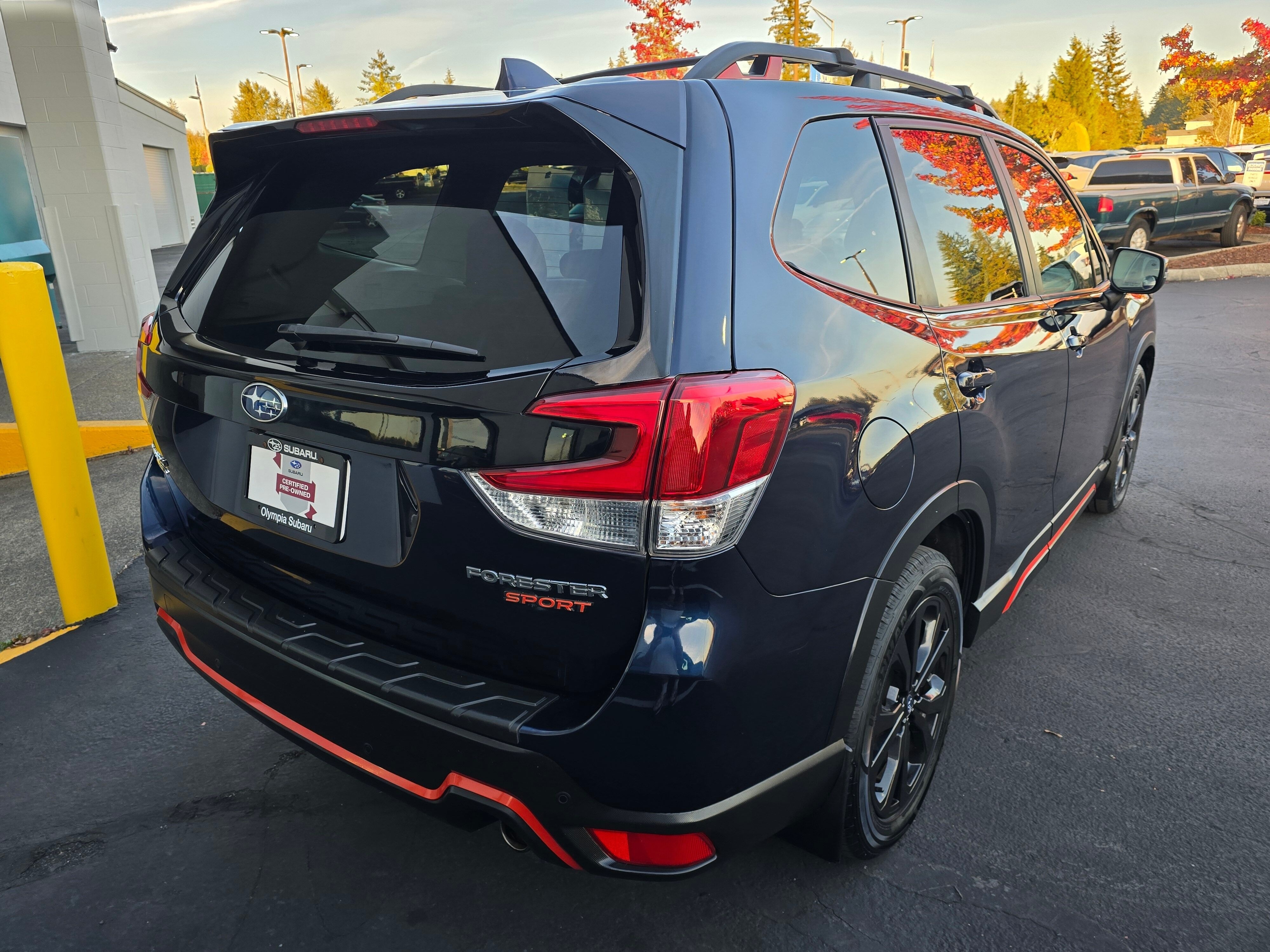 Certified Used 2021 Dark Blue Pearl Subaru Sport image 4