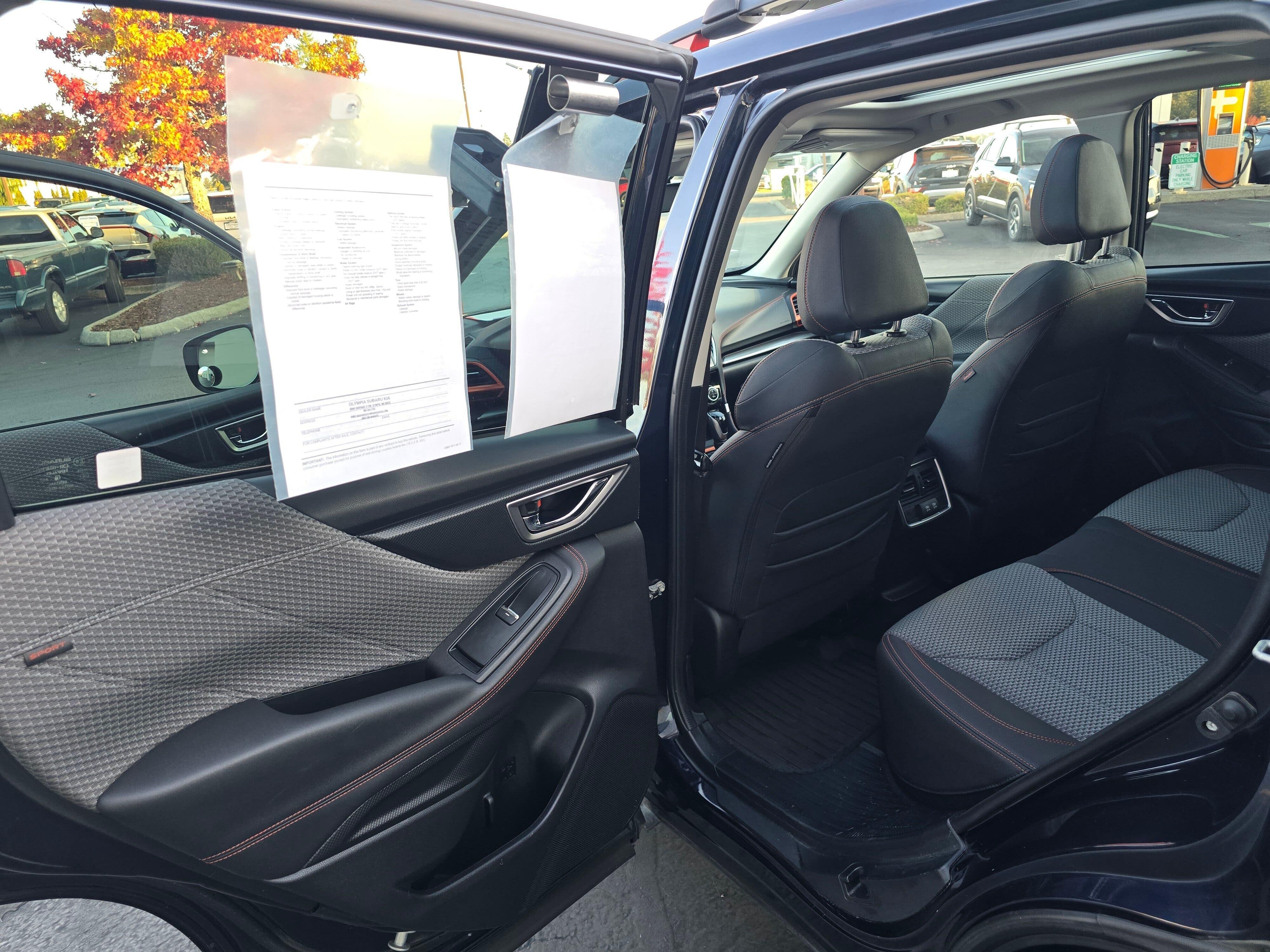Certified Used 2021 Dark Blue Pearl Subaru Sport image 9