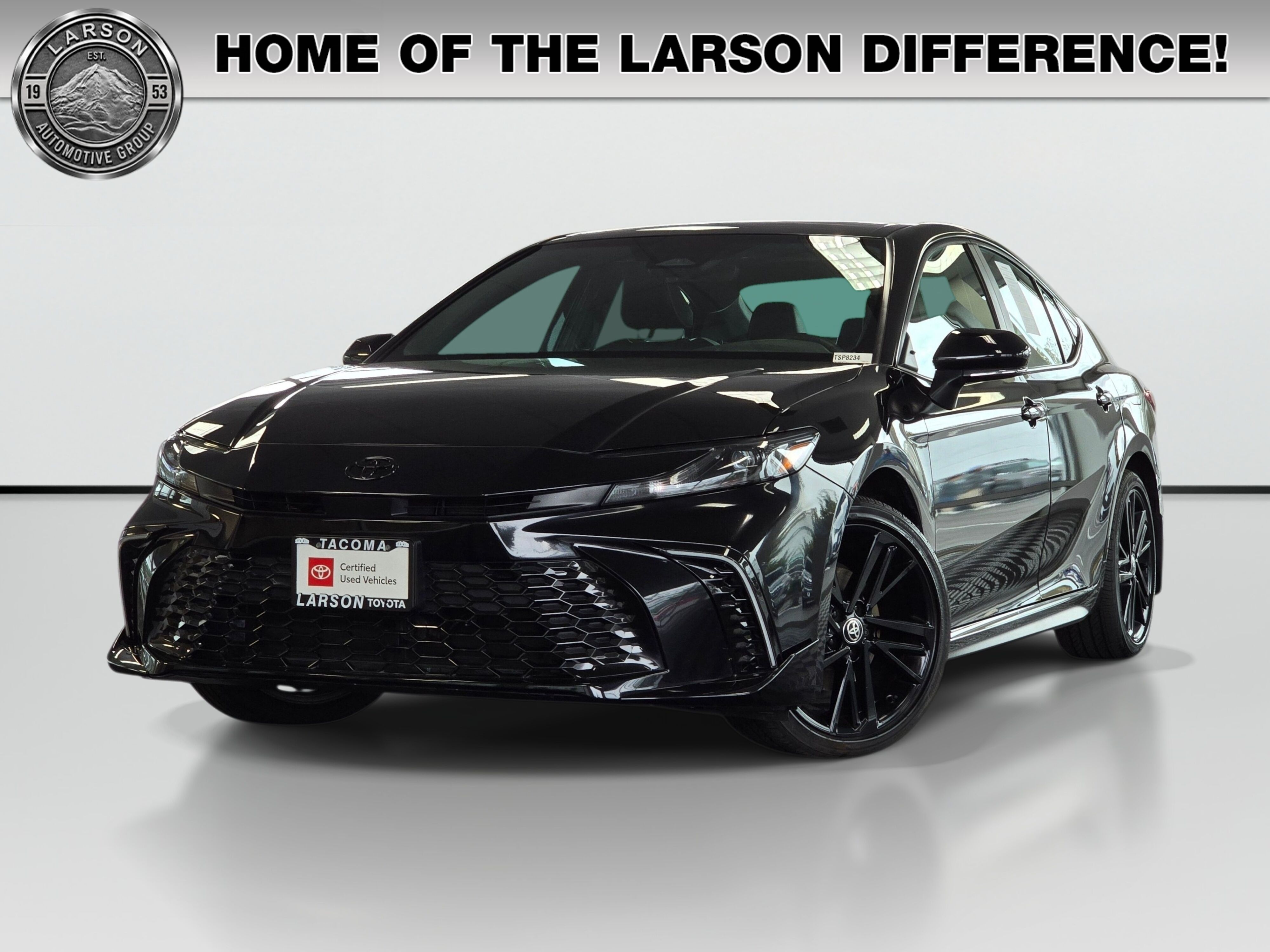 Midnight Black Metallic 2026 Toyota Camry Sedan All-Wheel Drive Continuously Variable Transmission