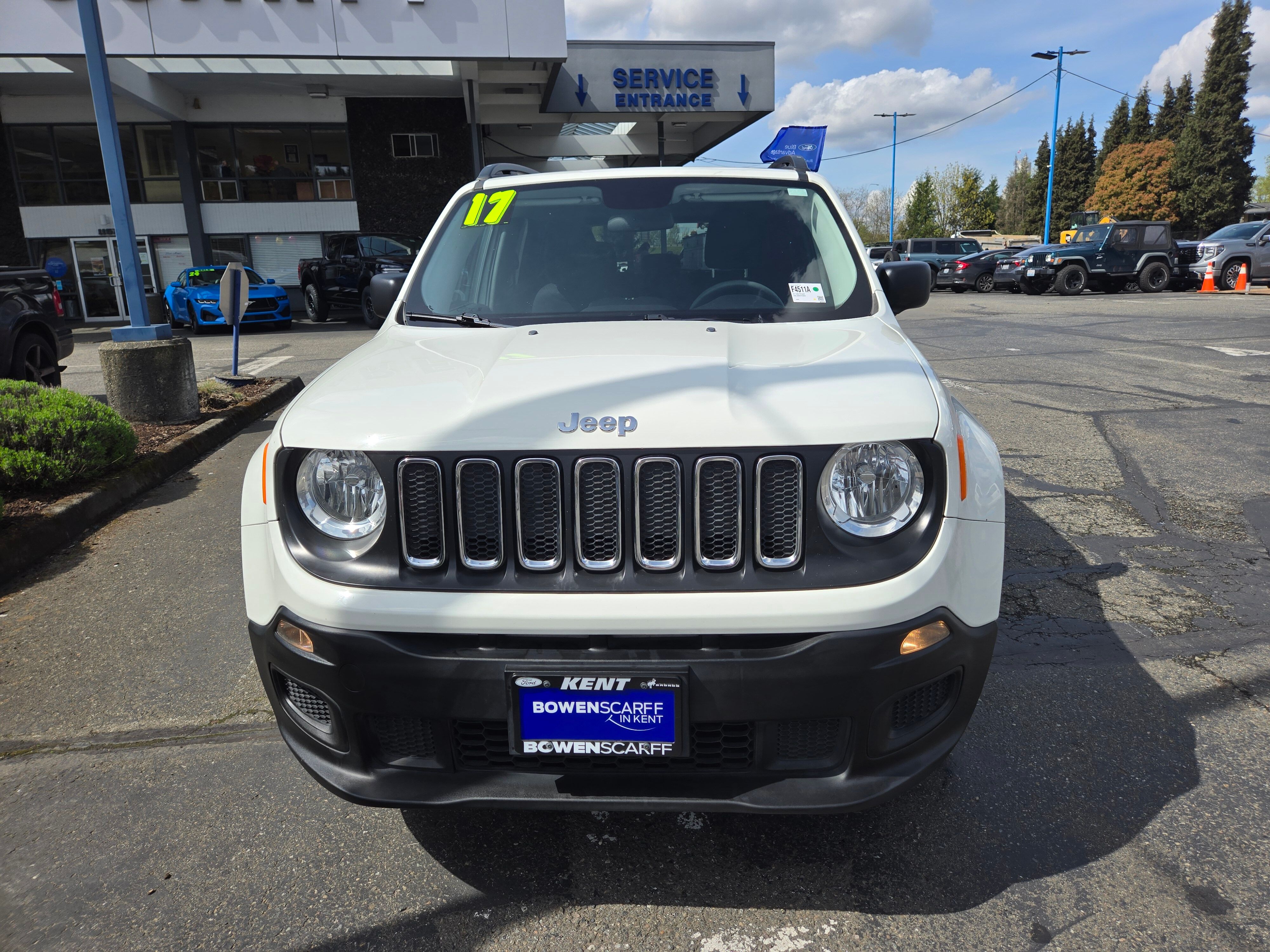 Certified 2017 Jeep Renegade Sport with VIN ZACCJBAB8HPE56680 for sale in Kent, WA